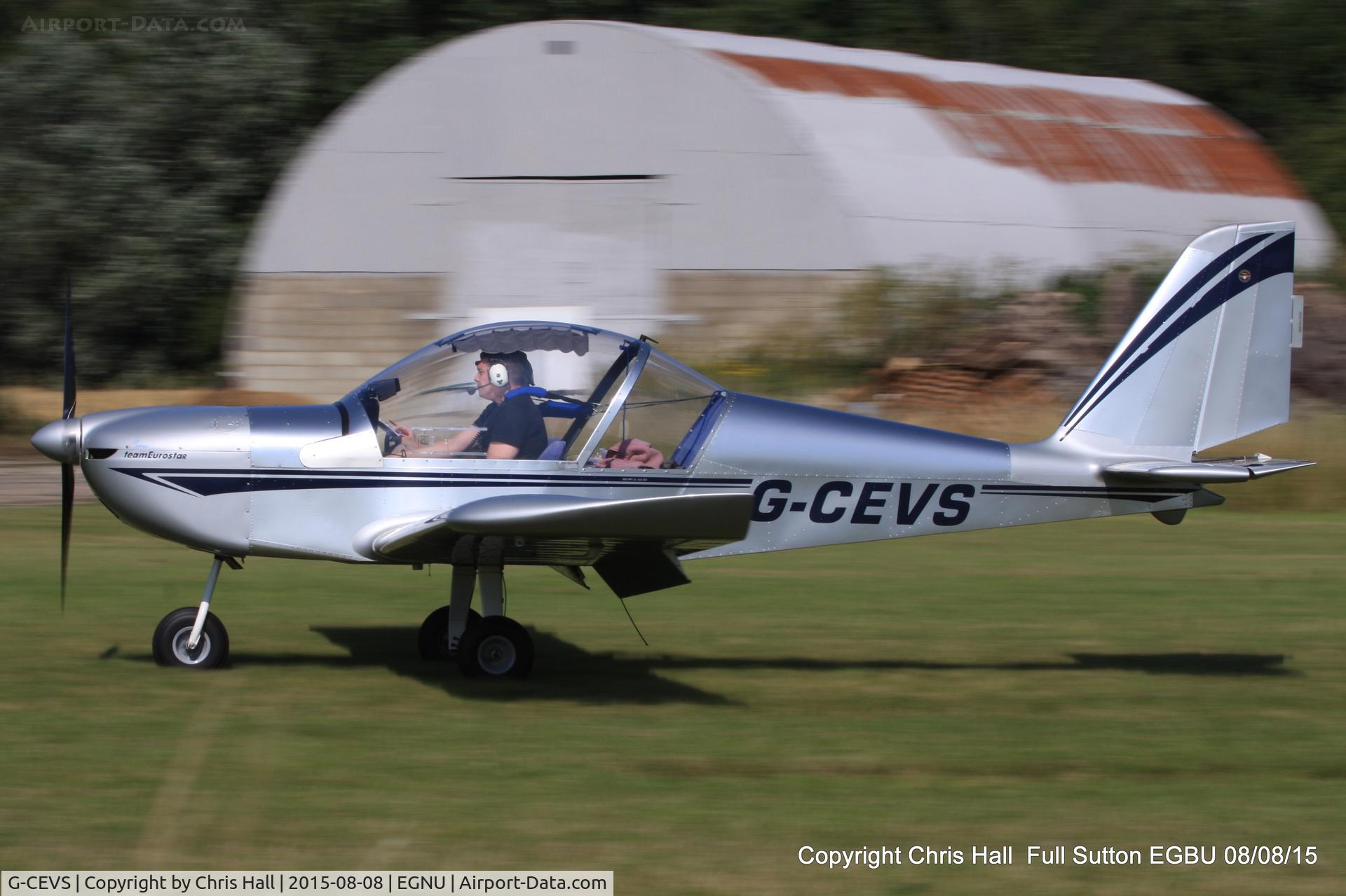 G-CEVS, 2007 Cosmik EV-97 TeamEurostar UK C/N 3102, at the Vale of York LAA strut flyin, Full Sutton