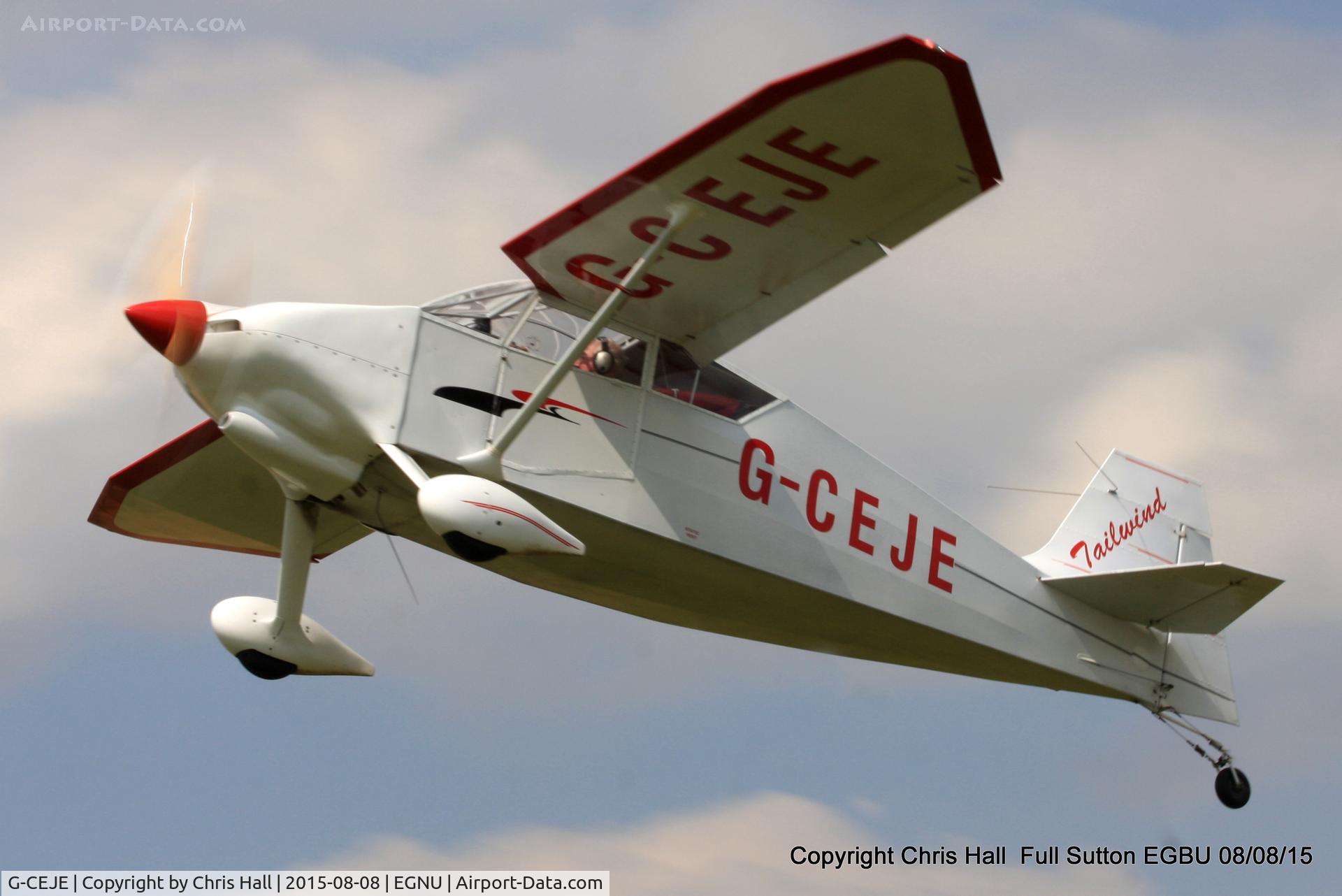 G-CEJE, 2007 Wittman W-10 Tailwind C/N PFA 031-14003, at the Vale of York LAA strut flyin, Full Sutton