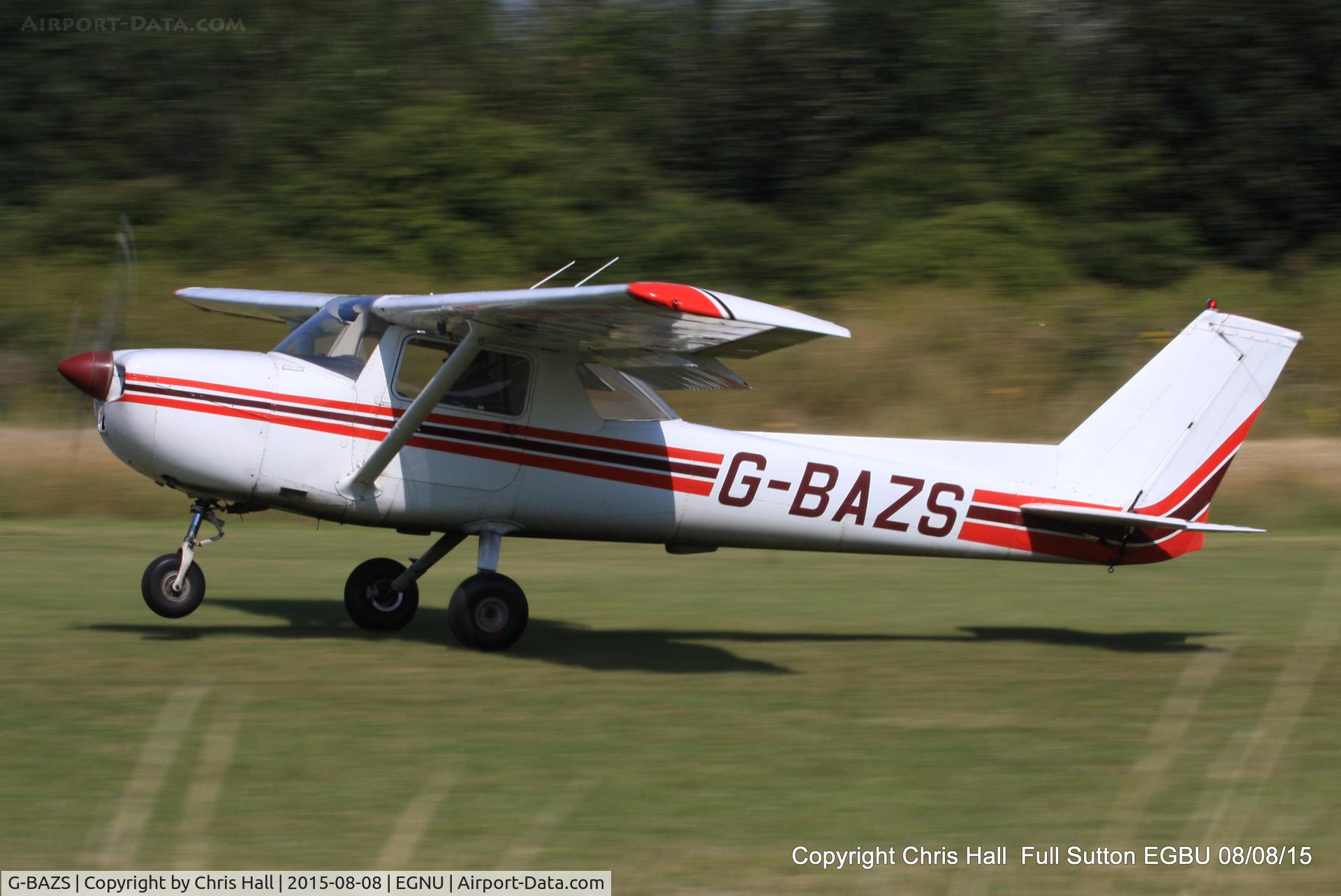 G-BAZS, 1973 Reims Cessna F150L C/N 0954, at the Vale of York LAA strut flyin, Full Sutton