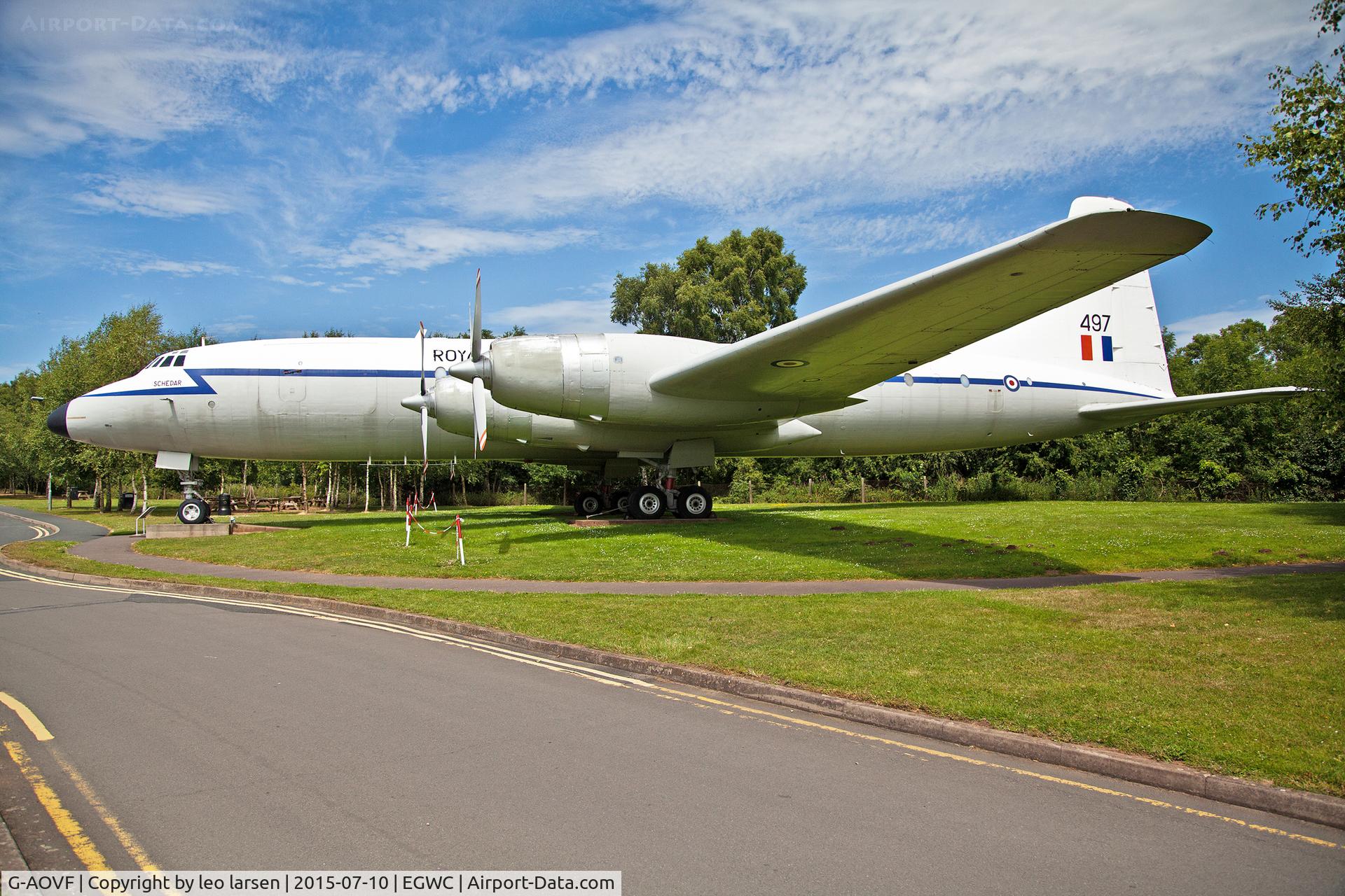 G-AOVF, 1958 Bristol 175 Britannia 312F C/N 13237, Cosford RAF Museum 10.7.15