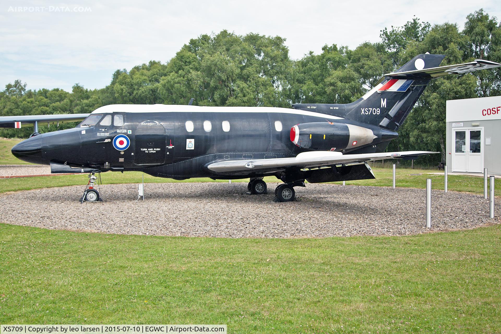 XS709, 1964 Hawker Siddeley HS.125 Dominie T.1 C/N 25011, Cosford RAF Museum 10.7.15