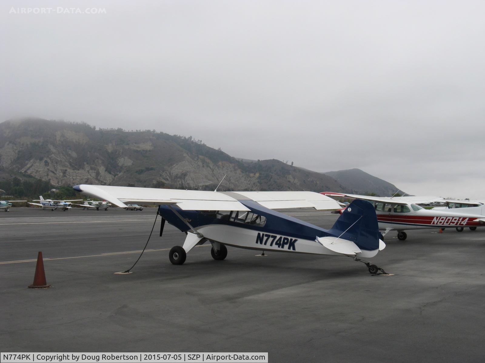 N774PK, Barrows Bearhawk Patrol C/N 007, Barrows BEARHAWK PATROL, Lycoming O-320-B1B 160 Hp, 3-blade prop, cruise speed 145 mph, max speed 165 mph, stall speed 35 mph