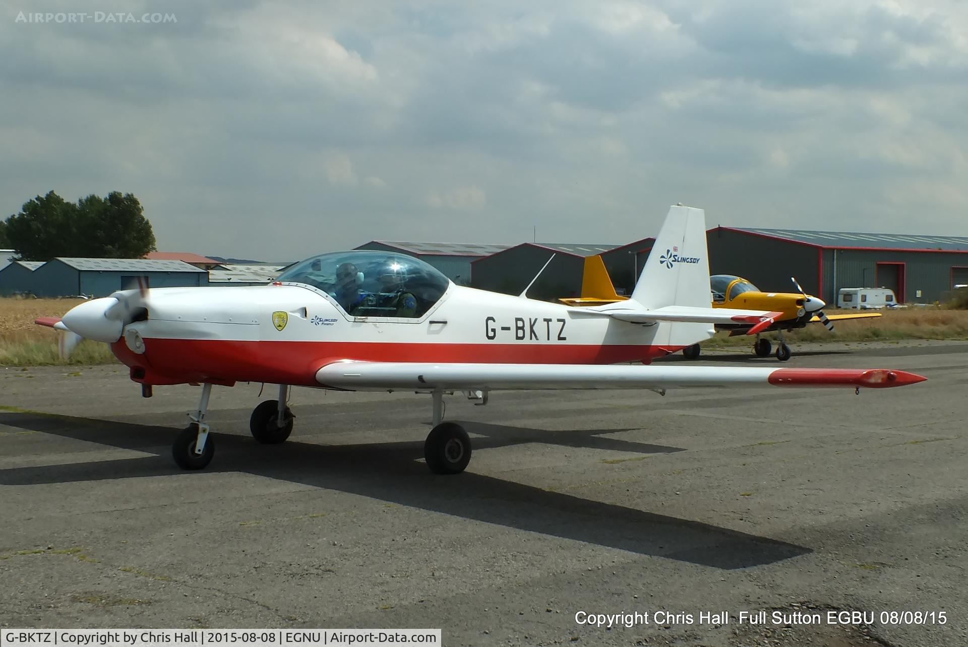 G-BKTZ, 1983 Slingsby T-67M Firefly C/N 2004, at the Vale of York LAA strut flyin, Full Sutton