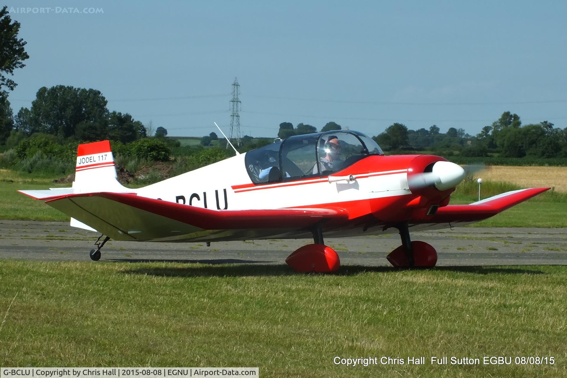 G-BCLU, 1957 SAN Jodel D-117 C/N 506, at the Vale of York LAA strut flyin, Full Sutton