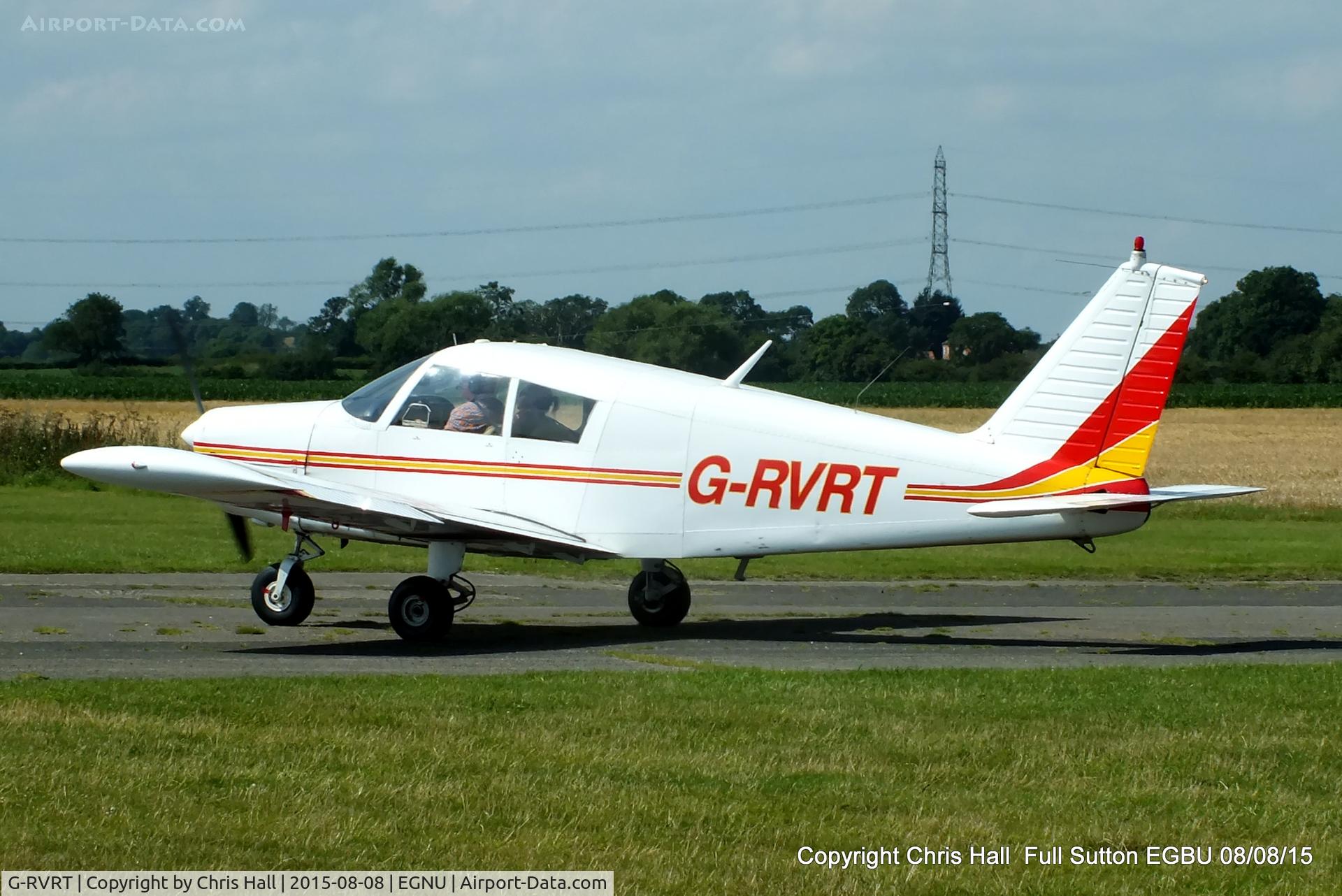 G-RVRT, 1970 Piper PA-28-140 Cherokee C/N 28-26933, at the Vale of York LAA strut flyin, Full Sutton
