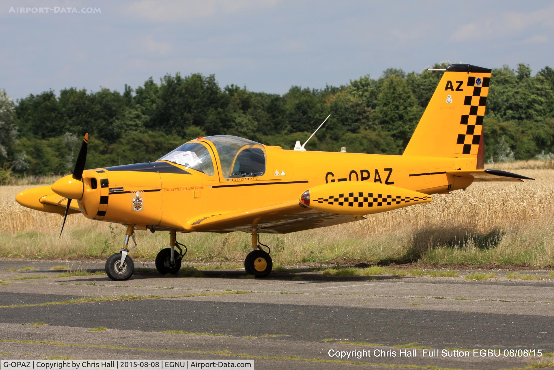 G-OPAZ, 2001 Pazmany PL-2 C/N PFA 069-10673, at the Vale of York LAA strut flyin, Full Sutton