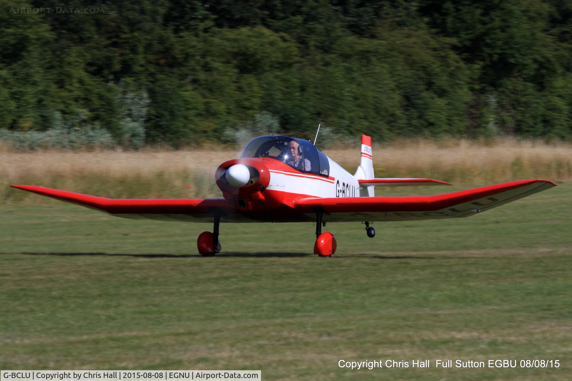 G-BCLU, 1957 SAN Jodel D-117 C/N 506, at the Vale of York LAA strut flyin, Full Sutton