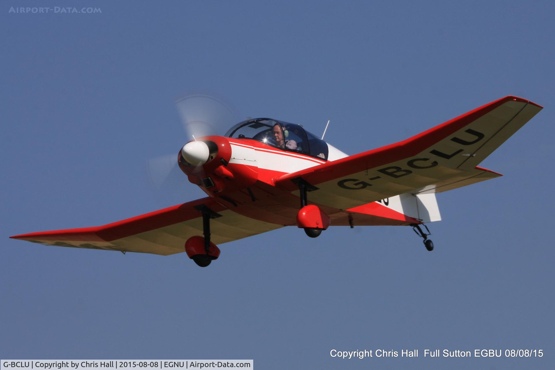 G-BCLU, 1957 SAN Jodel D-117 C/N 506, at the Vale of York LAA strut flyin, Full Sutton