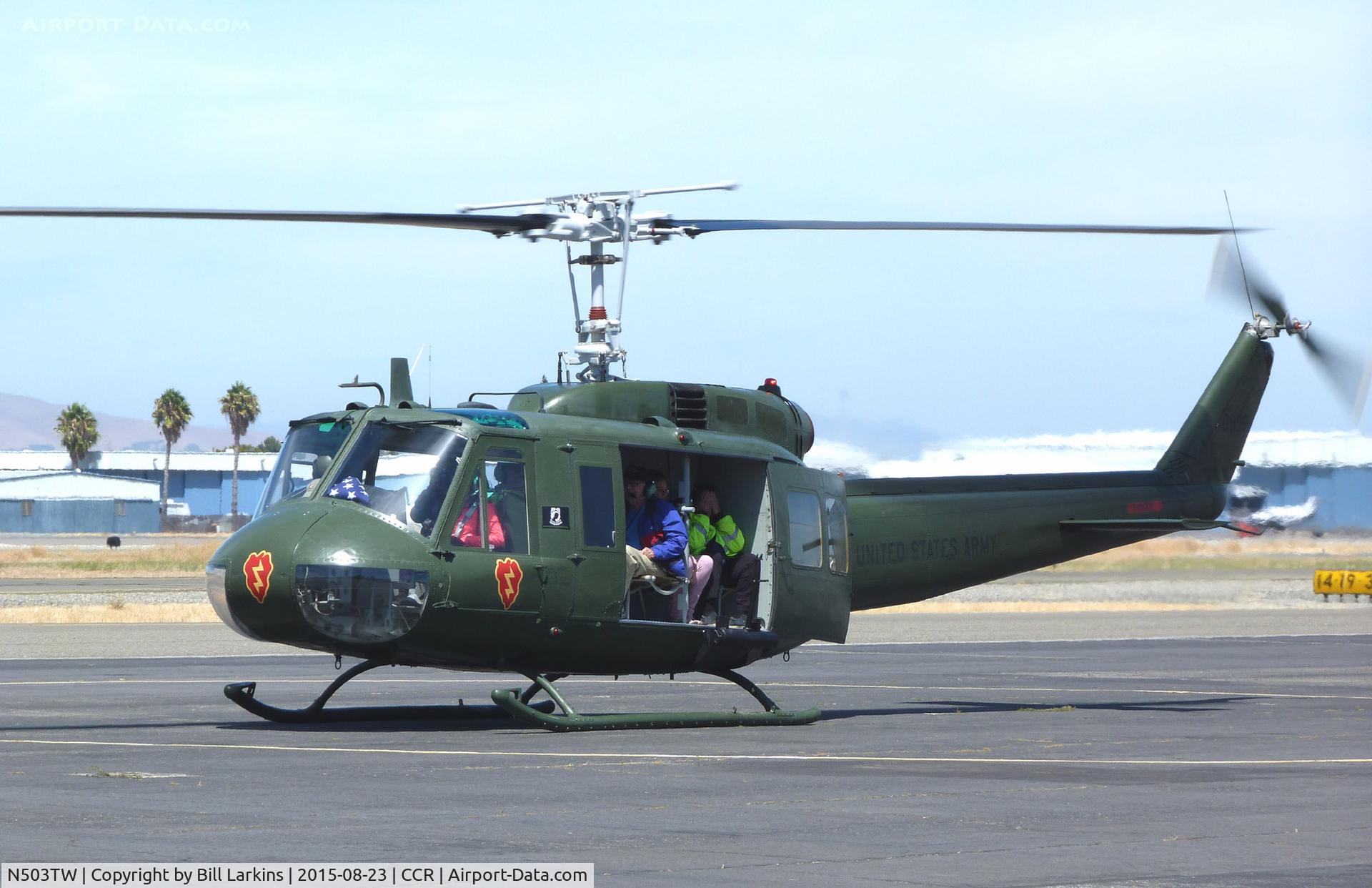 N503TW, 1965 Bell UH-1H C/N 65-09961, Possible visitor from Oregon.