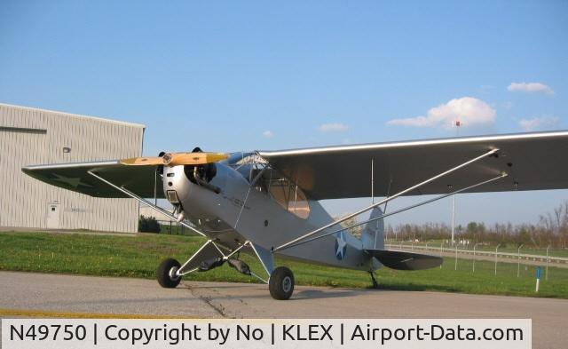 N49750, 1942 Piper J3C-65 Cub C/N 8294, Picture of early L-4