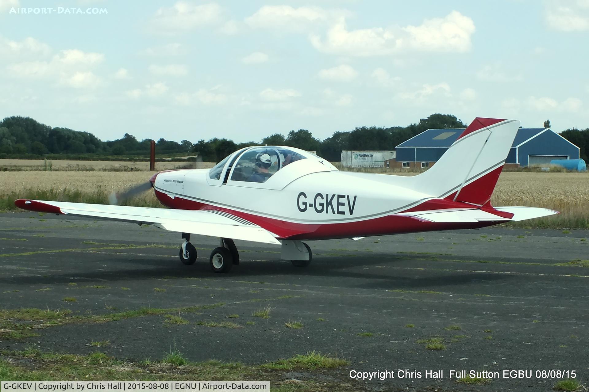 G-GKEV, 2010 Alpi Aviation Pioneer 300 Hawk C/N LAA 330A-14965, at the Vale of York LAA strut flyin, Full Sutton