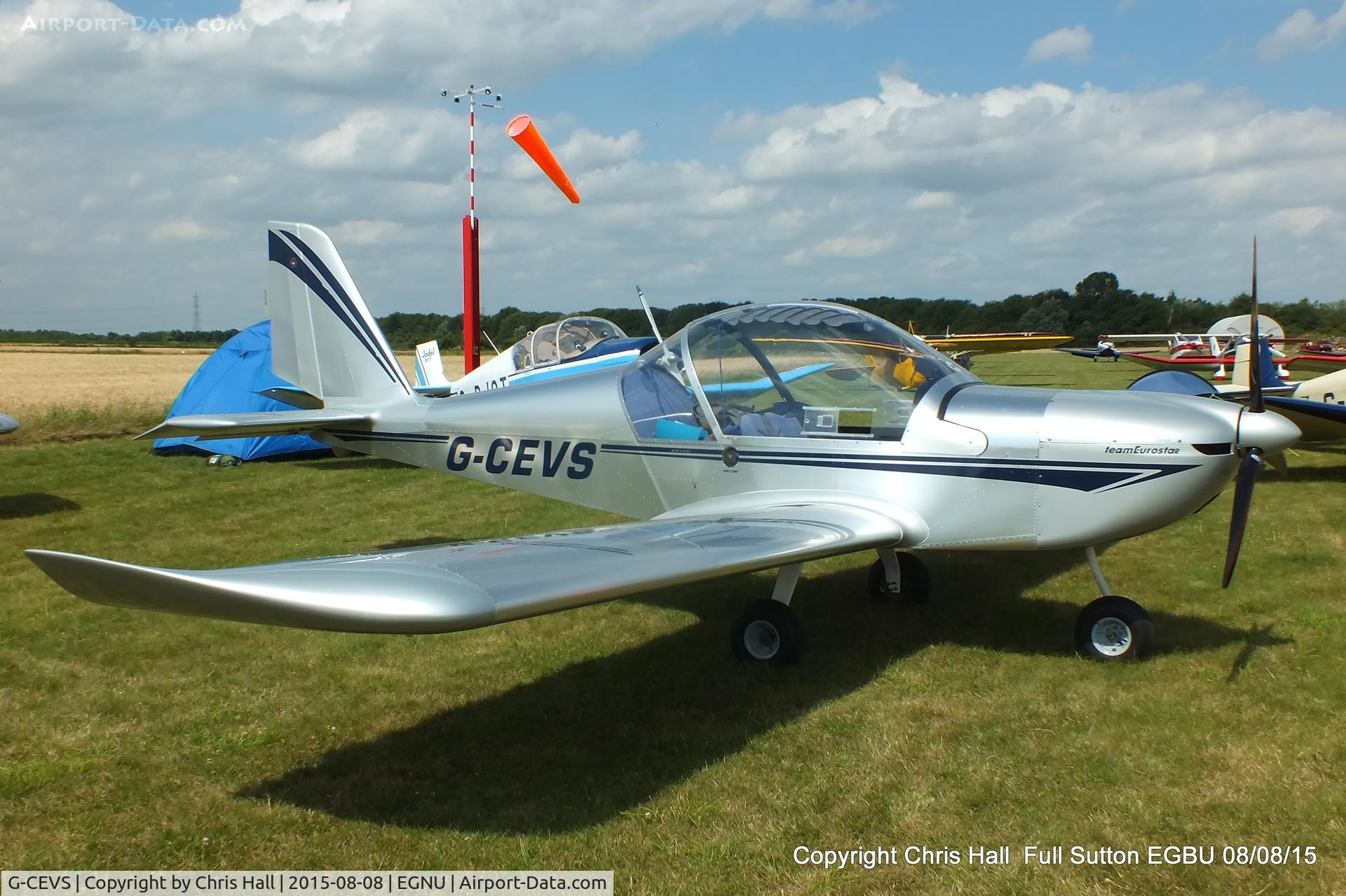 G-CEVS, 2007 Cosmik EV-97 TeamEurostar UK C/N 3102, at the Vale of York LAA strut flyin, Full Sutton
