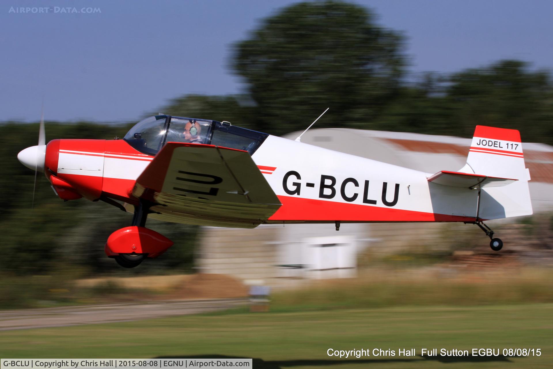 G-BCLU, 1957 SAN Jodel D-117 C/N 506, at the Vale of York LAA strut flyin, Full Sutton