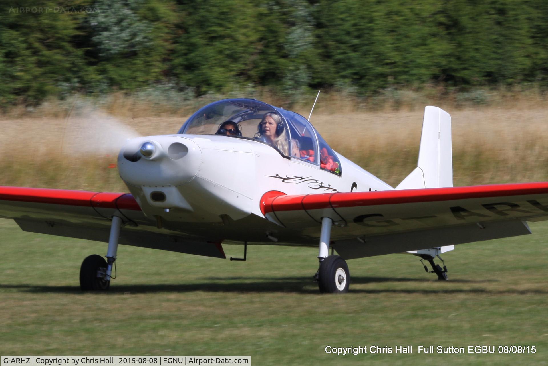 G-ARHZ, 1961 Rollason Druine D-62 Condor C/N PFA 247, at the Vale of York LAA strut flyin, Full Sutton