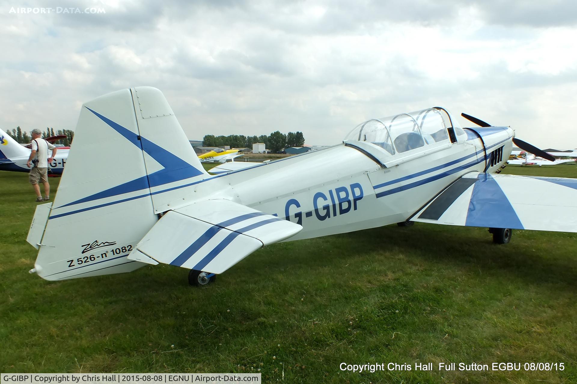 G-GIBP, 1969 Zlin Z-526 Trener Master C/N 1082, at the Vale of York LAA strut flyin, Full Sutton