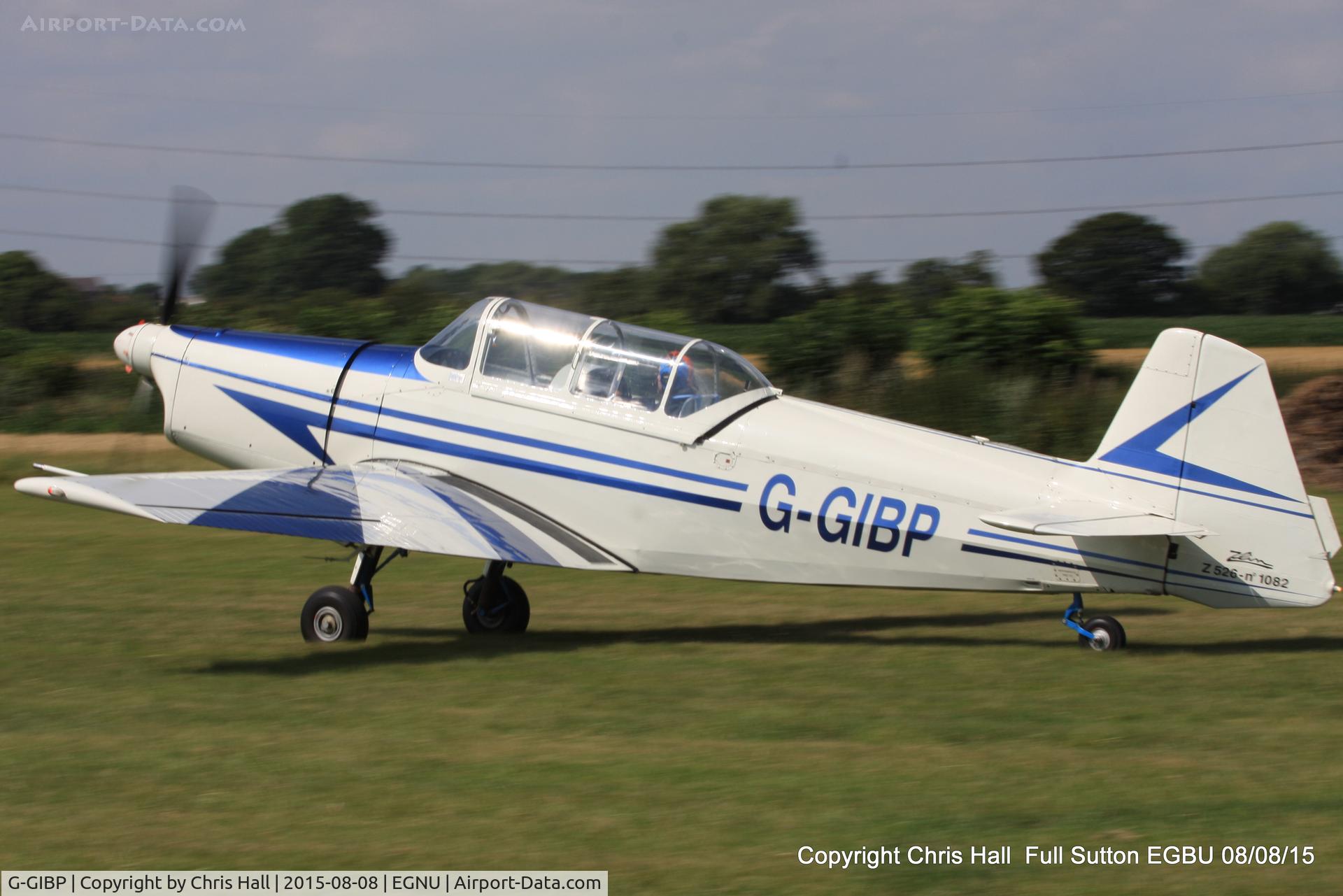 G-GIBP, 1969 Zlin Z-526 Trener Master C/N 1082, at the Vale of York LAA strut flyin, Full Sutton