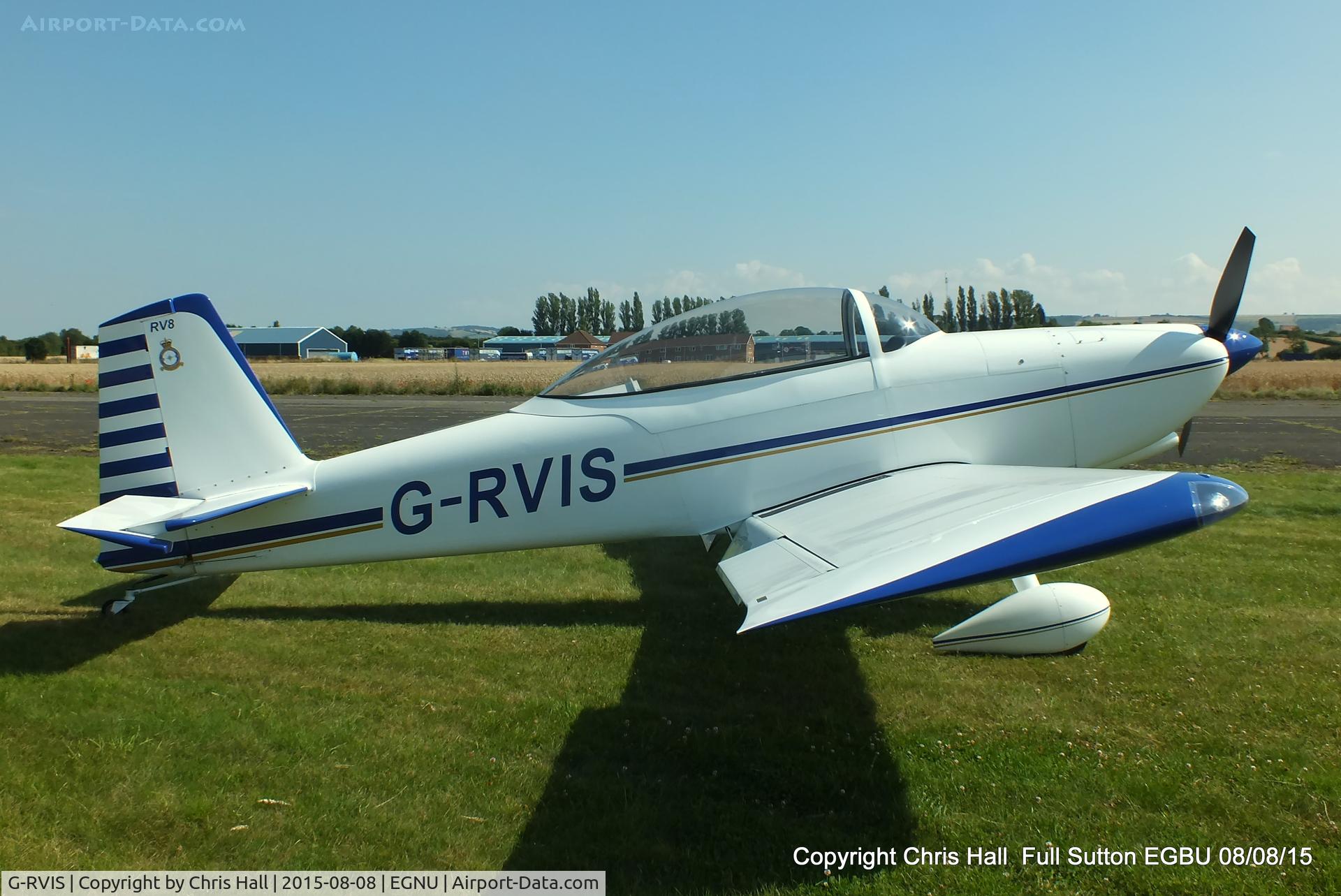 G-RVIS, 2003 Vans RV-8 C/N PFA 303-14031, at the Vale of York LAA strut flyin, Full Sutton