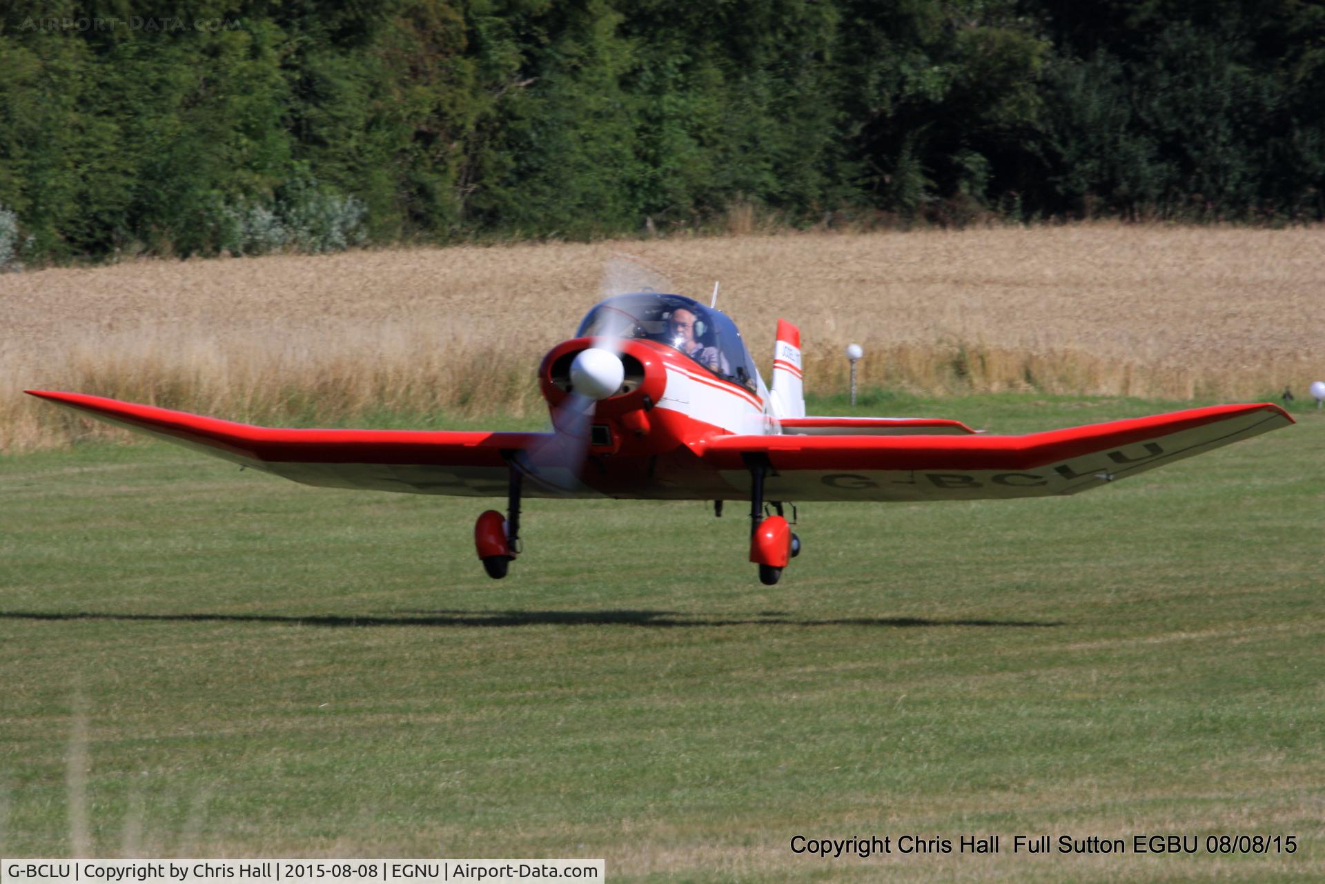 G-BCLU, 1957 SAN Jodel D-117 C/N 506, at the Vale of York LAA strut flyin, Full Sutton