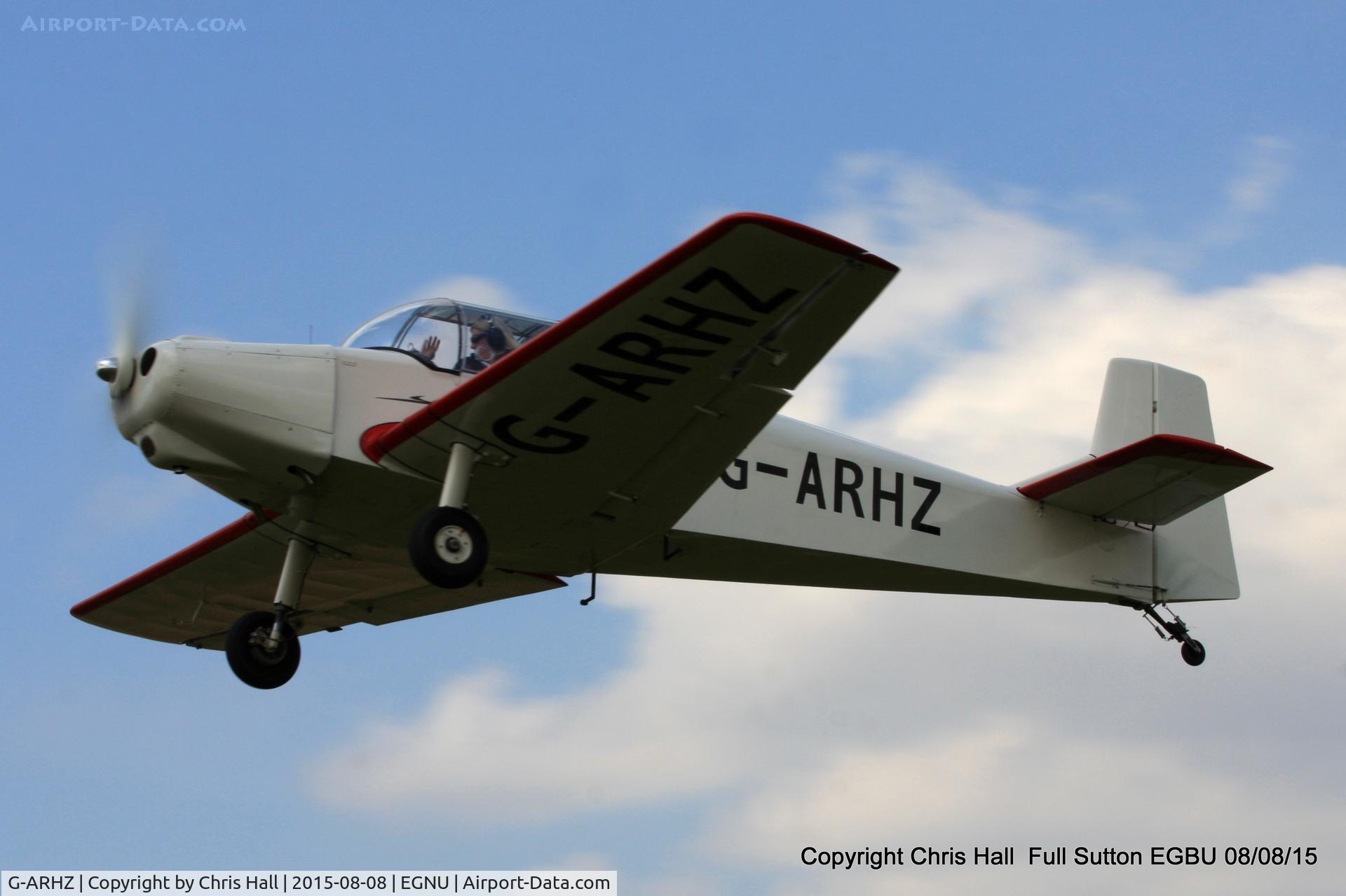 G-ARHZ, 1961 Rollason Druine D-62 Condor C/N PFA 247, at the Vale of York LAA strut flyin, Full Sutton
