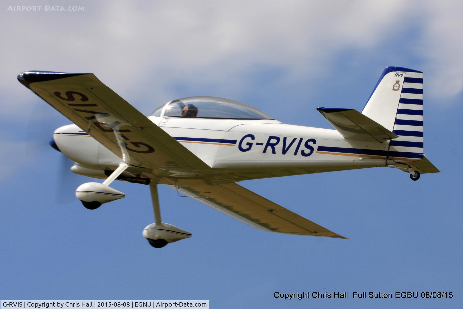 G-RVIS, 2003 Vans RV-8 C/N PFA 303-14031, at the Vale of York LAA strut flyin, Full Sutton
