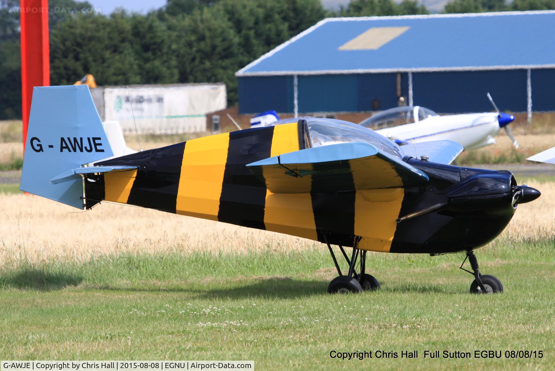 G-AWJE, 1968 Tipsy T-66 Nipper Mk 3 C/N S121, at the Vale of York LAA strut flyin, Full Sutton