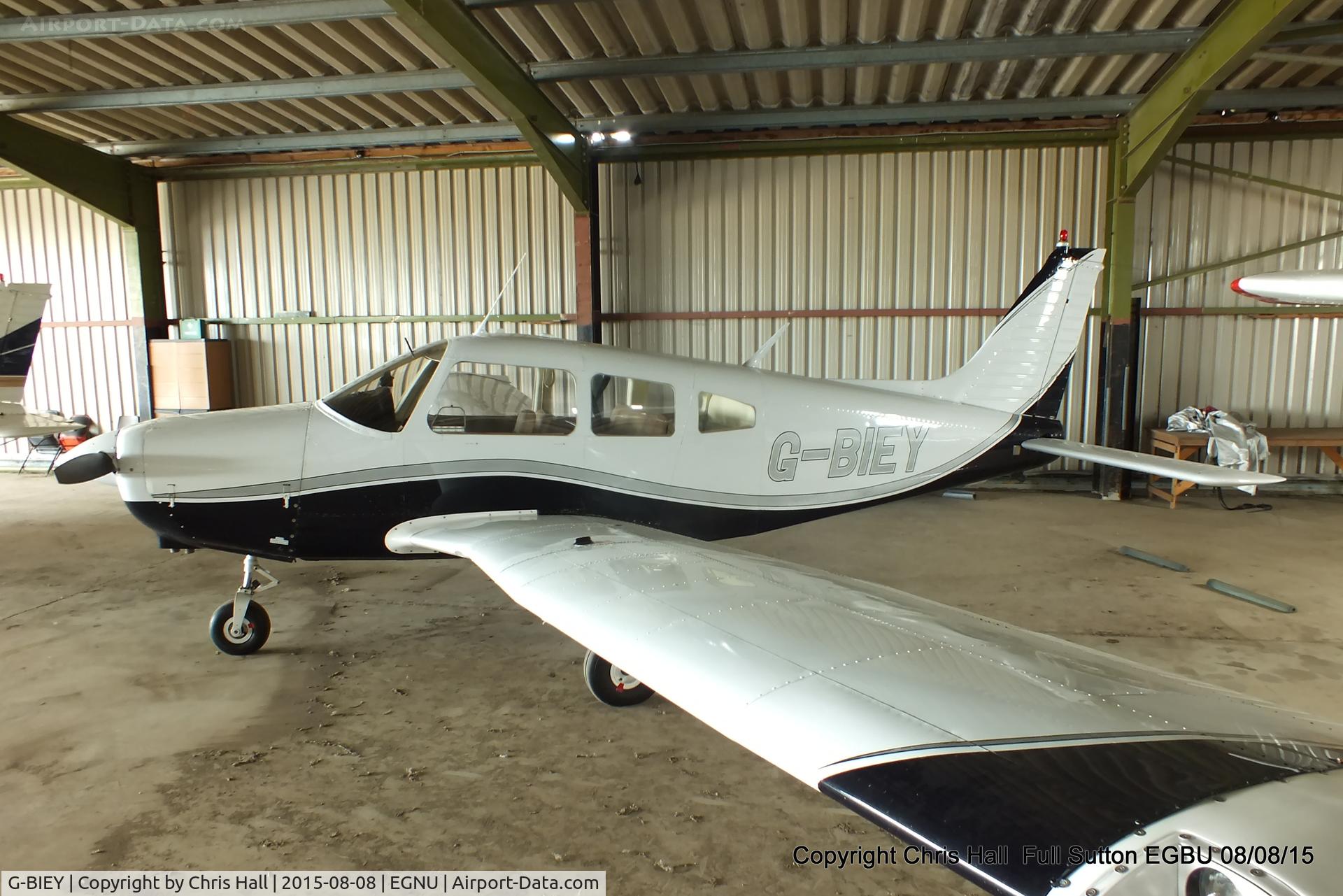 G-BIEY, 1976 Piper PA-28-151 Cherokee Warrior C/N 28-7715213, Full Sutton resident
