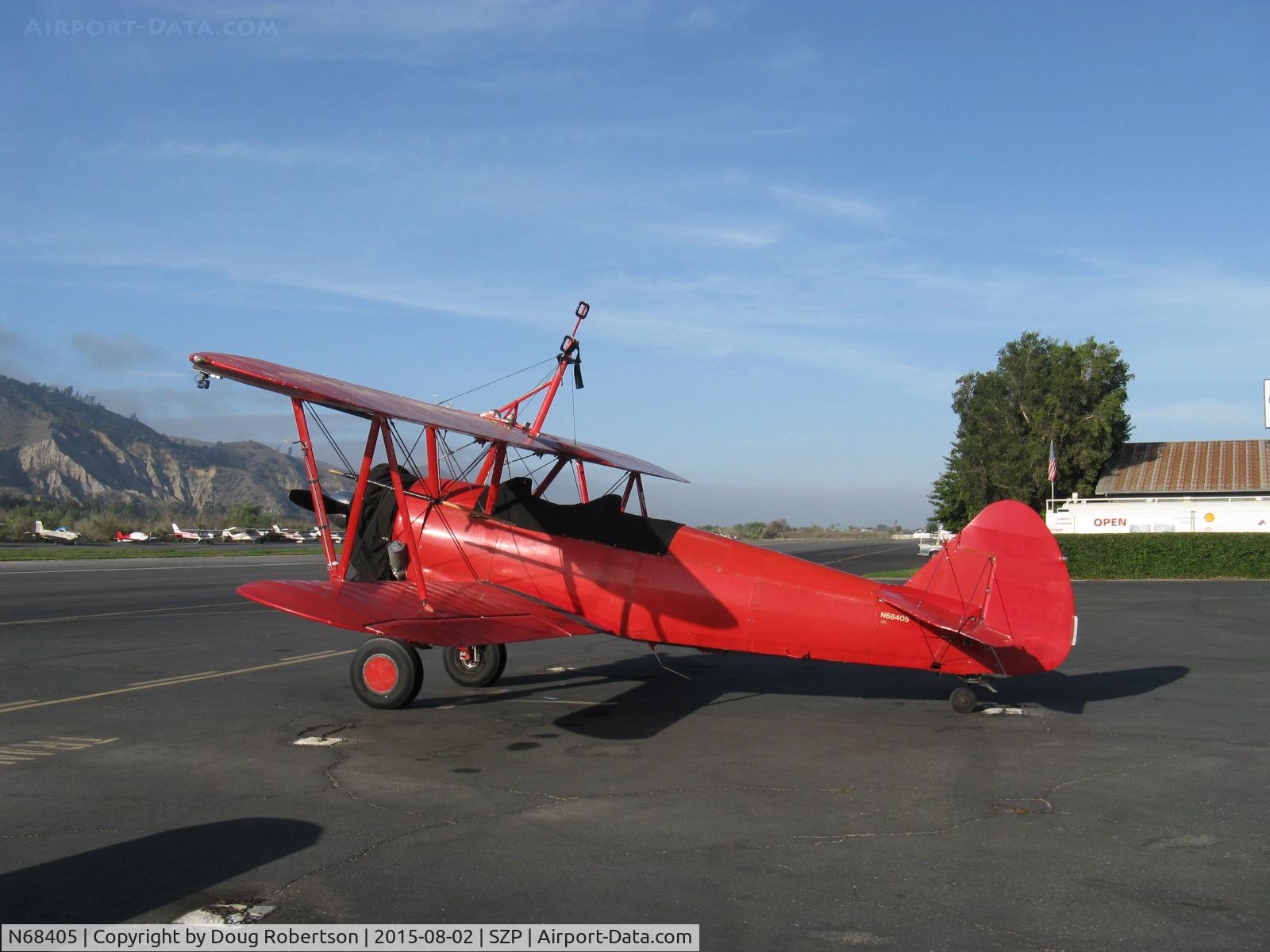 N68405, 1943 Boeing A75N1(PT17) C/N 75-7759, 1943 Boeing Stearman A75N1, P&W R-985 450 Hp radial upgrade, Restricted class