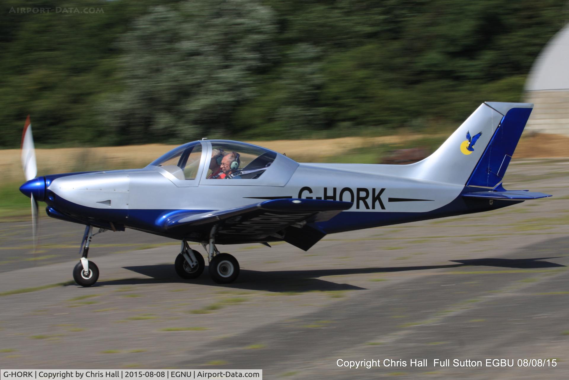 G-HORK, 2007 Alpi Aviation Pioneer 300 Hawk C/N PFA 330A-14741, at the Vale of York LAA strut flyin, Full Sutton