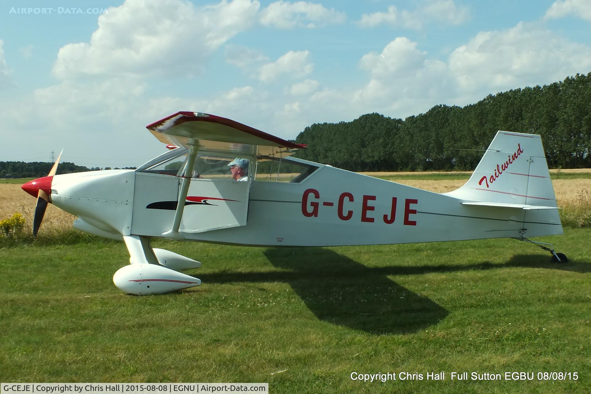 G-CEJE, 2007 Wittman W-10 Tailwind C/N PFA 031-14003, at the Vale of York LAA strut flyin, Full Sutton
