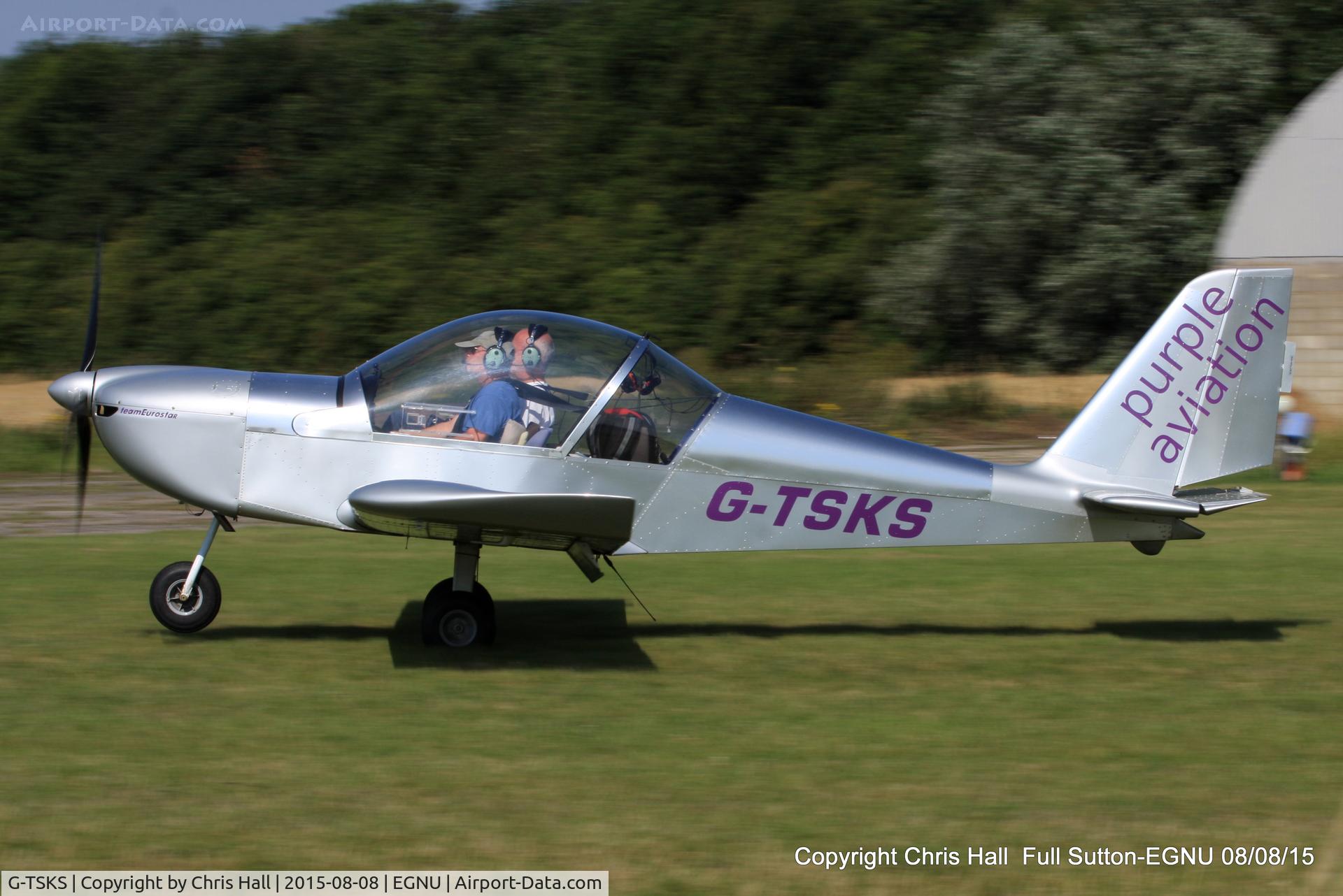 G-TSKS, 2009 Cosmik EV-97 TeamEurostar UK C/N 3320, at the Vale of York LAA strut flyin, Full Sutton