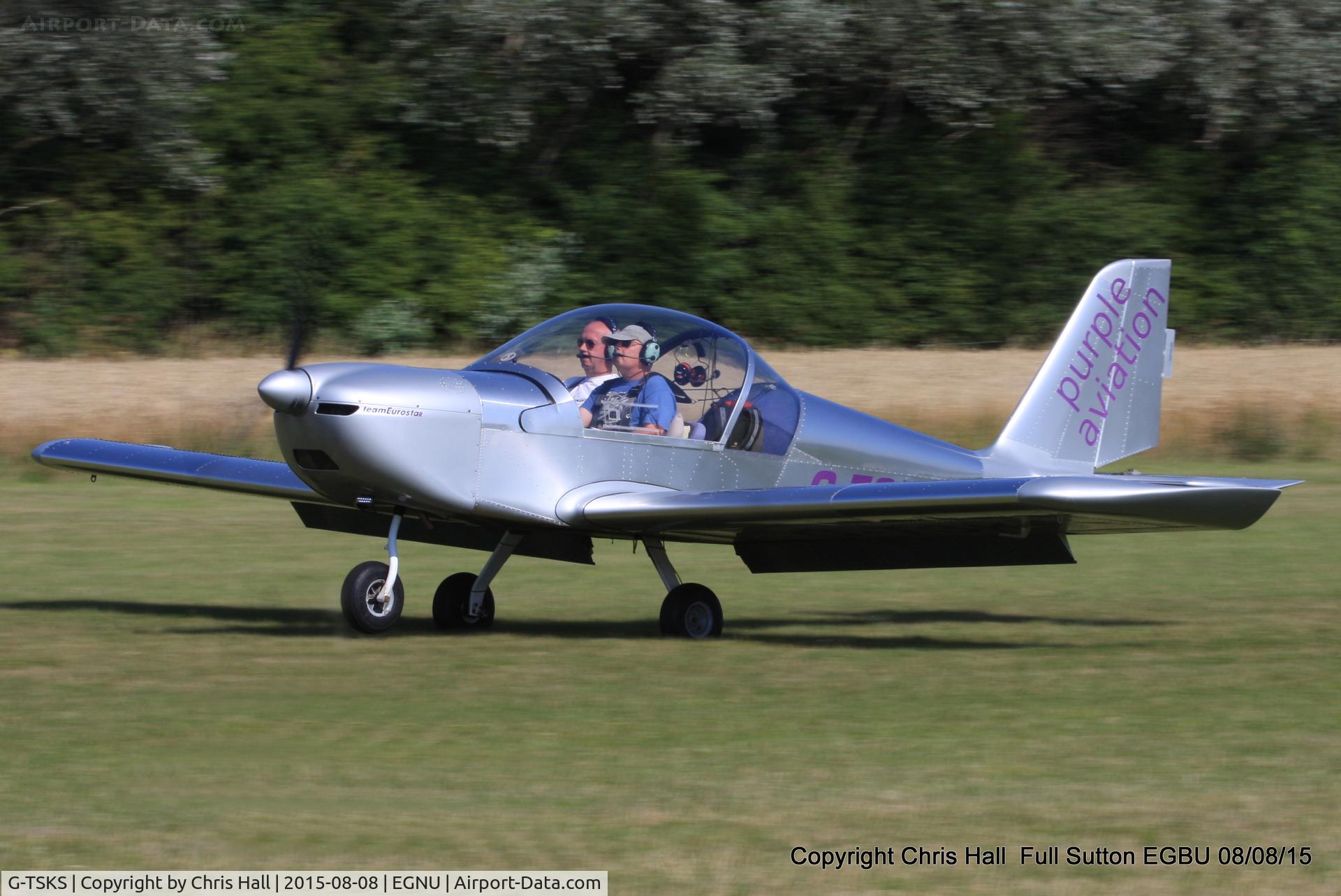 G-TSKS, 2009 Cosmik EV-97 TeamEurostar UK C/N 3320, at the Vale of York LAA strut flyin, Full Sutton