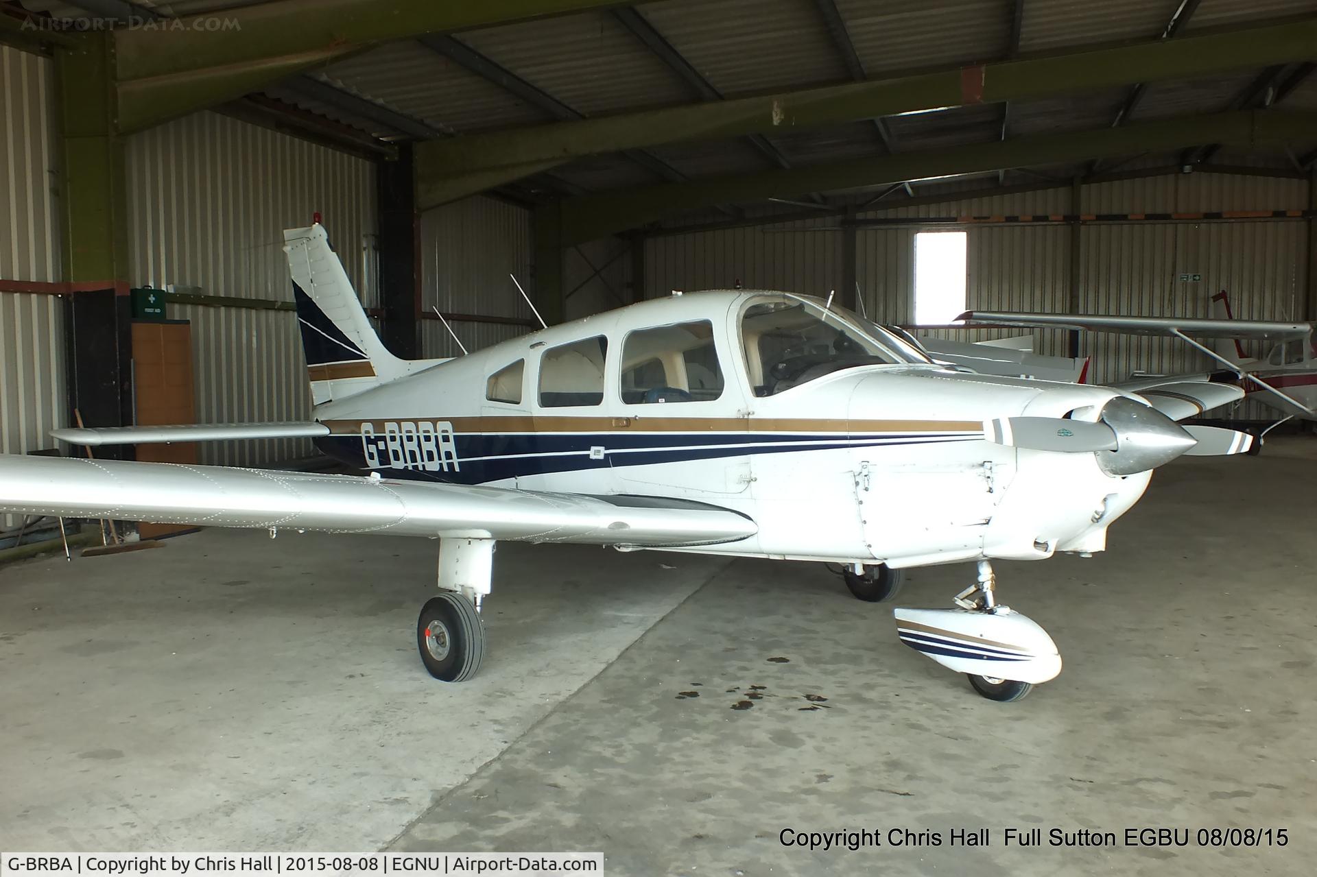 G-BRBA, 1979 Piper PA-28-161 Cherokee Warrior II C/N 28-7916109, Full Sutton resident