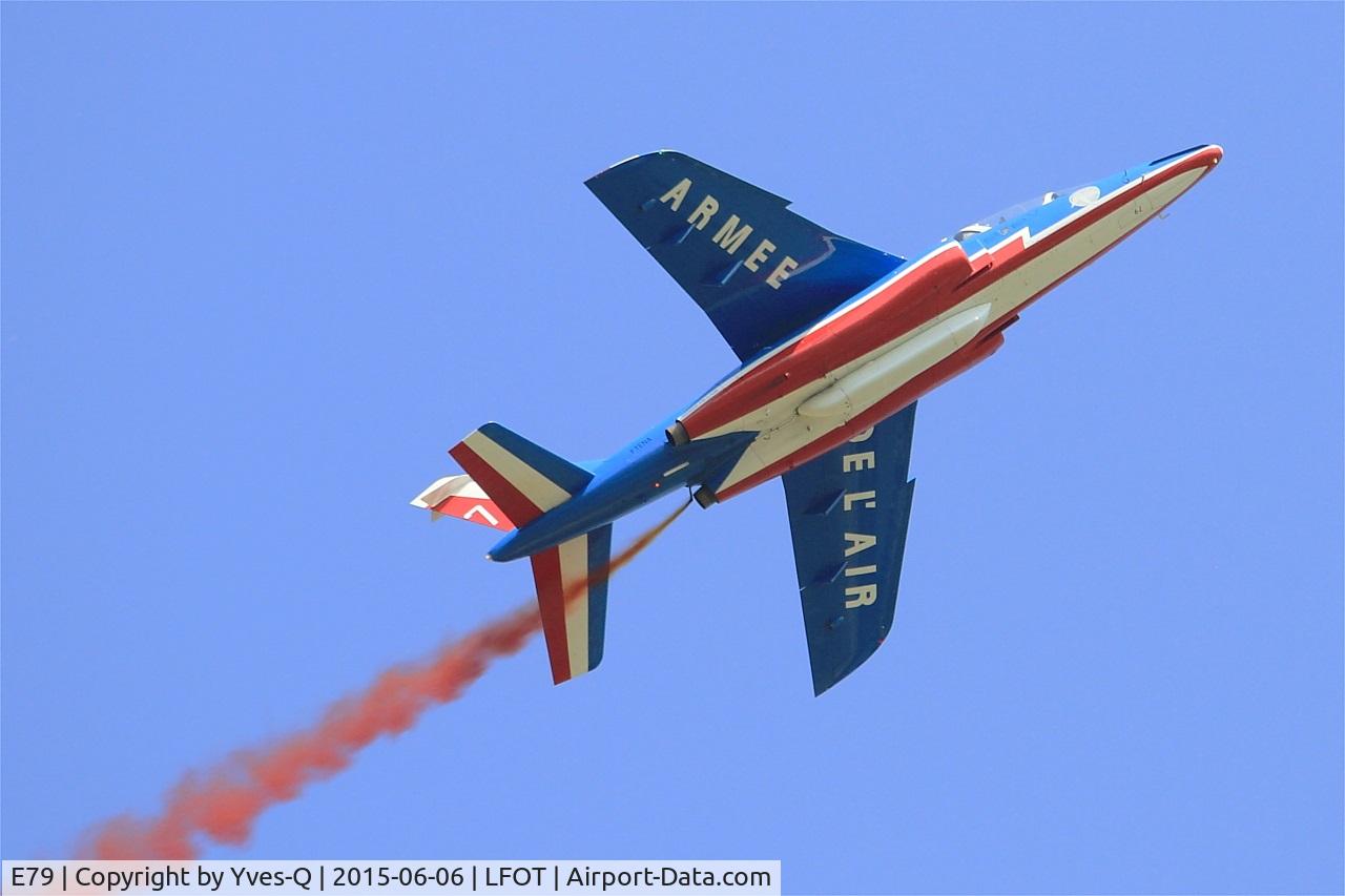 E79, Dassault-Dornier Alpha Jet E C/N E79, Dassault-Dornier Alpha Jet E (F-TENA), Athos 07 of Patrouille de France 2015, On display, Tours Air Base 705 (LFOT-TUF) Air show 2015