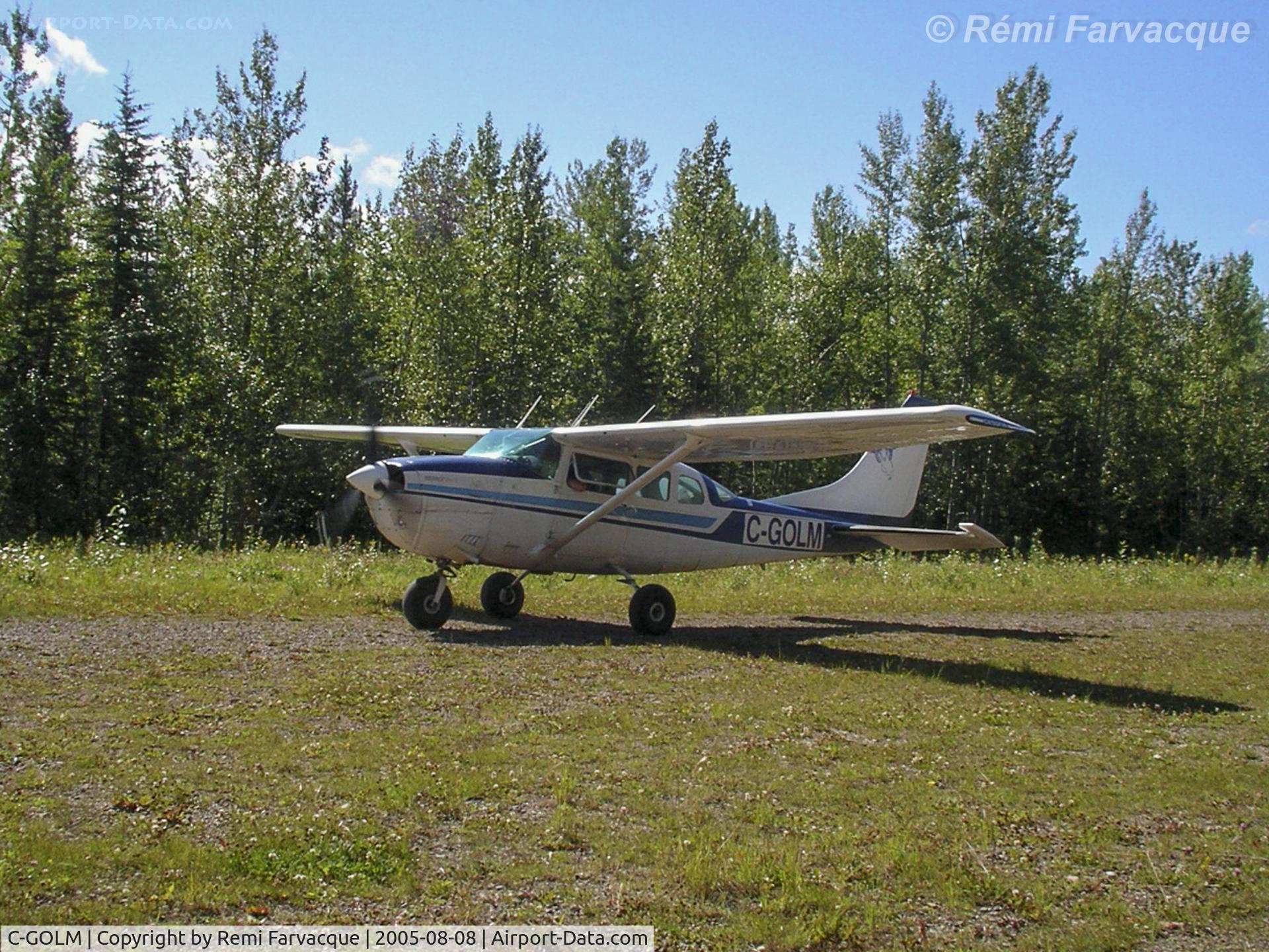 C-GOLM, 1977 Cessna U206G Stationair C/N U206-03864, At Prophet River air strip, BC.