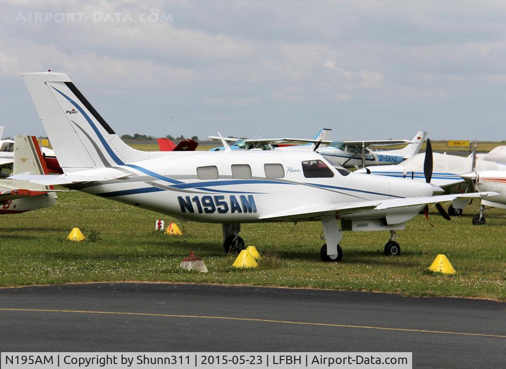 N195AM, 2010 Piper PA-46R-350T Malibu Matrix C/N 4692146, Parked in the grass...