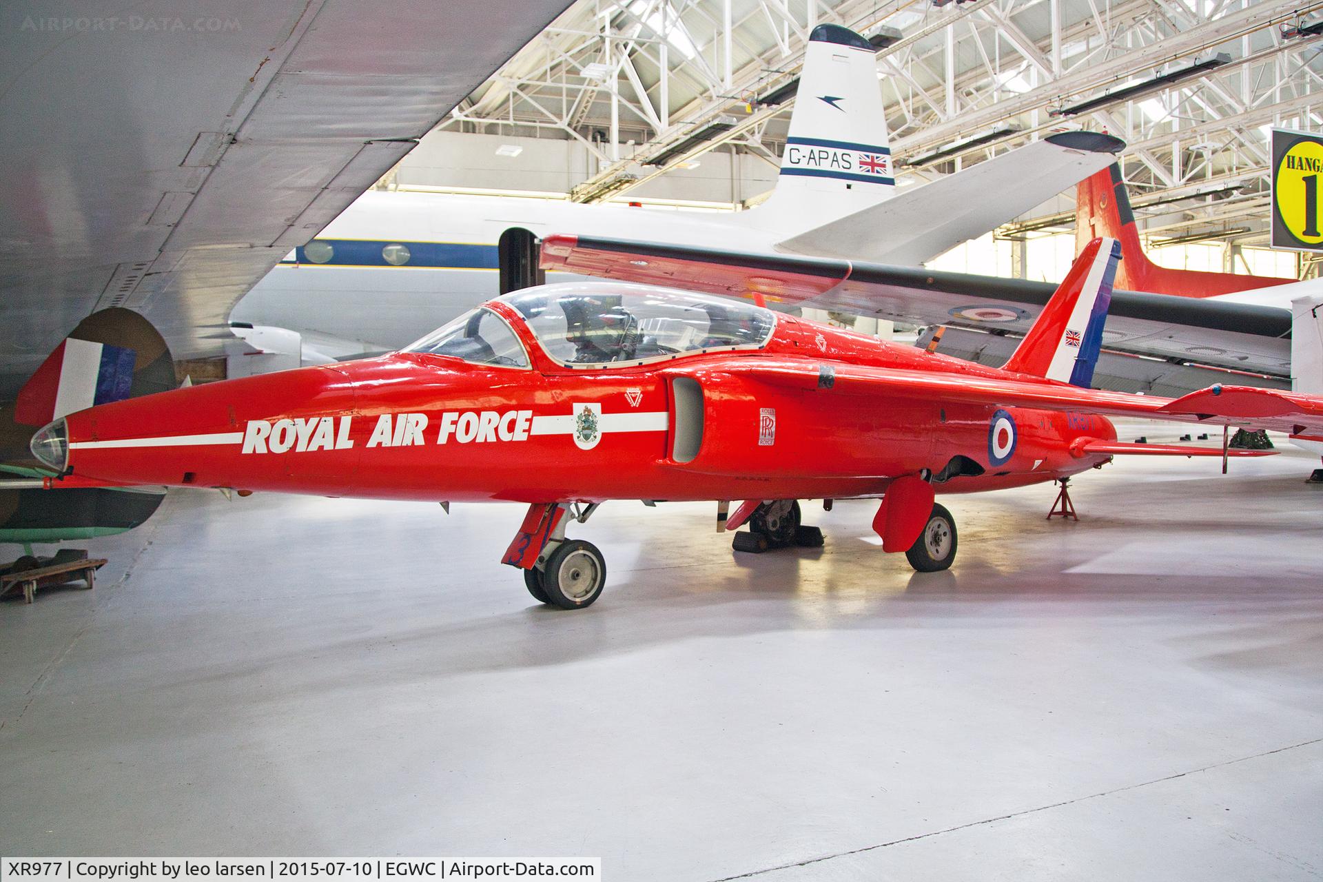 XR977, 1964 Hawker Siddeley Gnat T.1 C/N FL574, Cosford RAF Museum 10.7.15