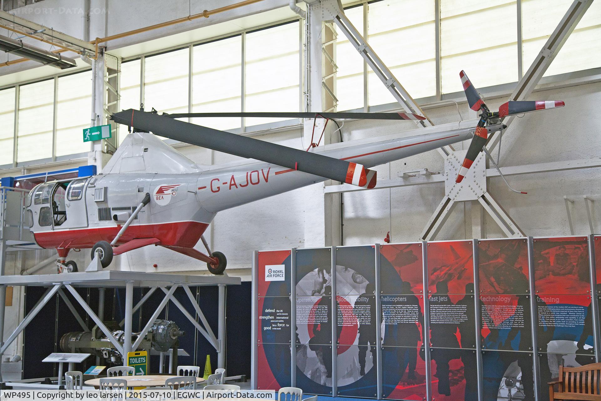 WP495, Westland Dragonfly HR.3 C/N WA/H/80, Cosford RAF Museum 10.7.15