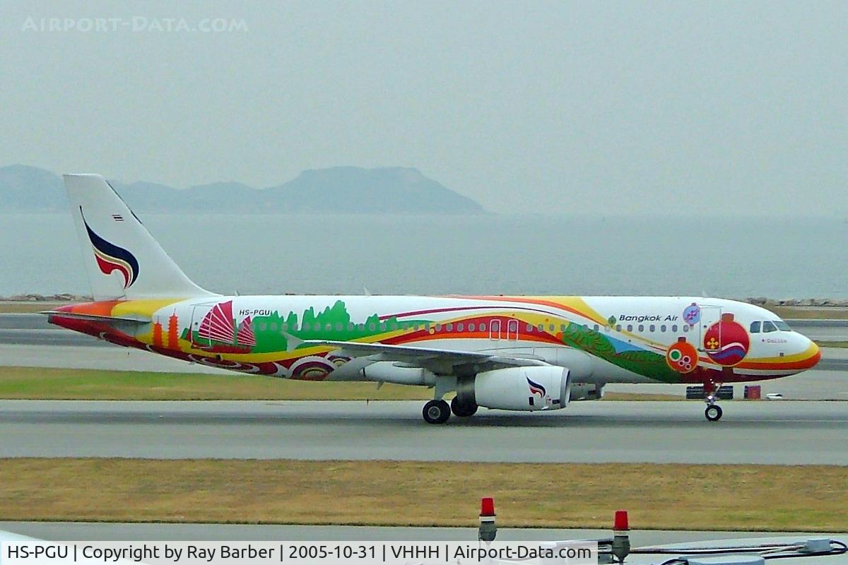 HS-PGU, 2004 Airbus A320-232 C/N 2254, Airbus A320-232 [2254] (Bangkok Airways) Hong Kong International~B 31/10/2005