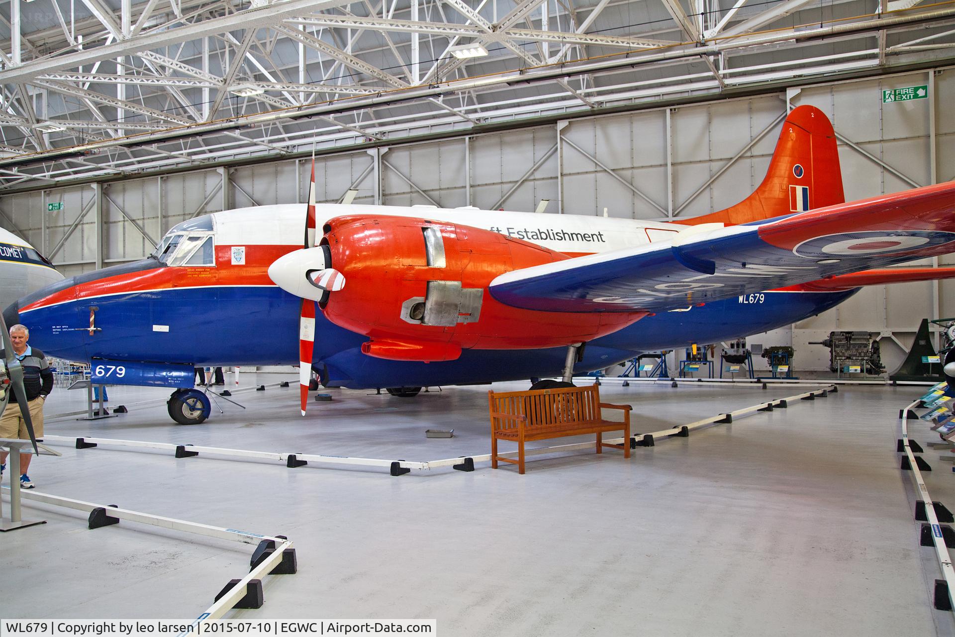 WL679, 1953 Vickers Varsity T.1 C/N Not found WL679, Cosford RAF Museum 10.7.15