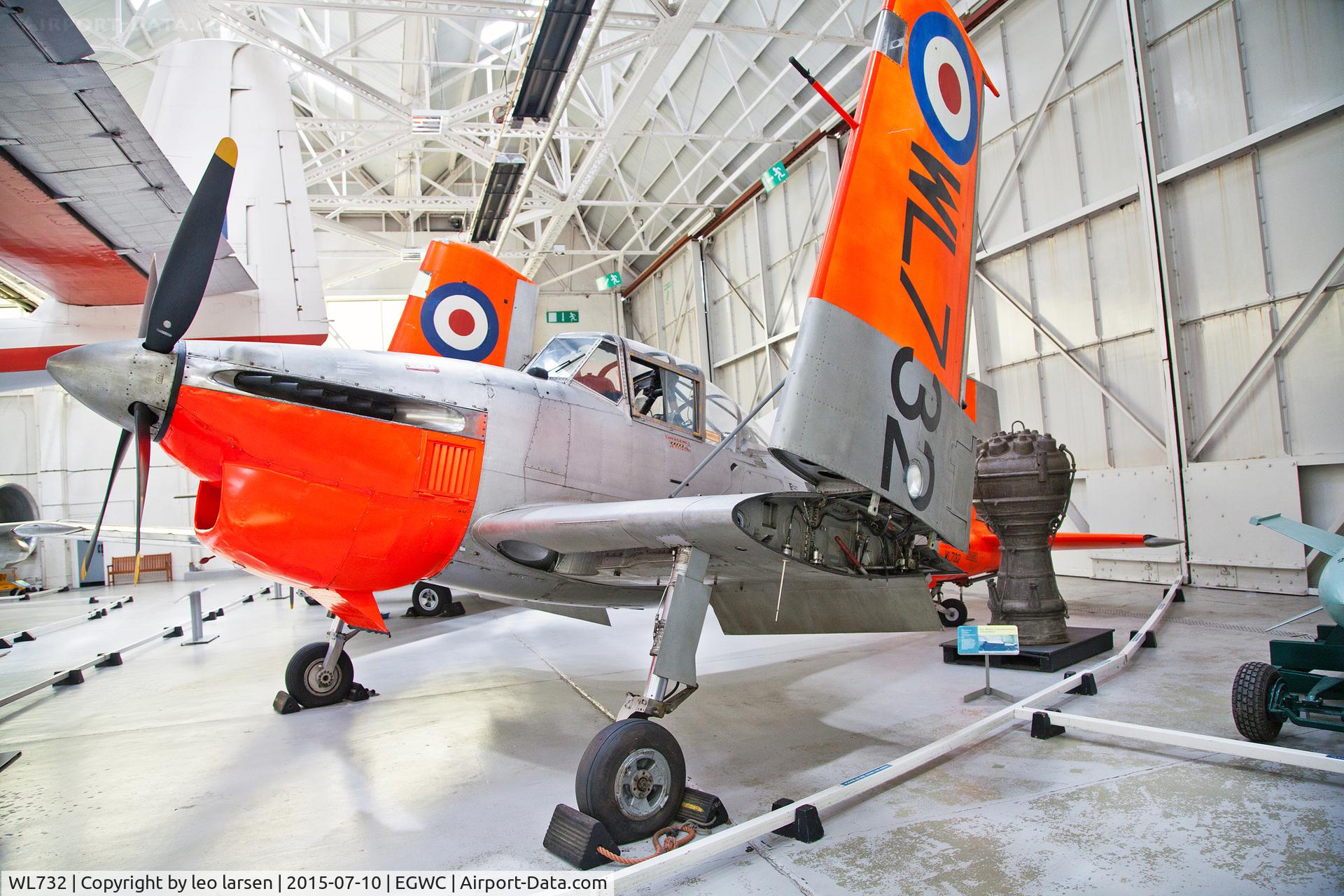 WL732, 1954 Boulton Paul Sea Balliol T.21 C/N Not found, Cosford RAF Museum 10.7.15