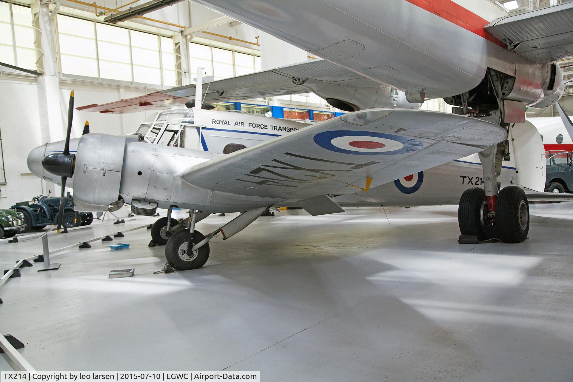 TX214, Avro 652A Anson C.19 C/N 33786, Cosford RAF Museum 10.7.15