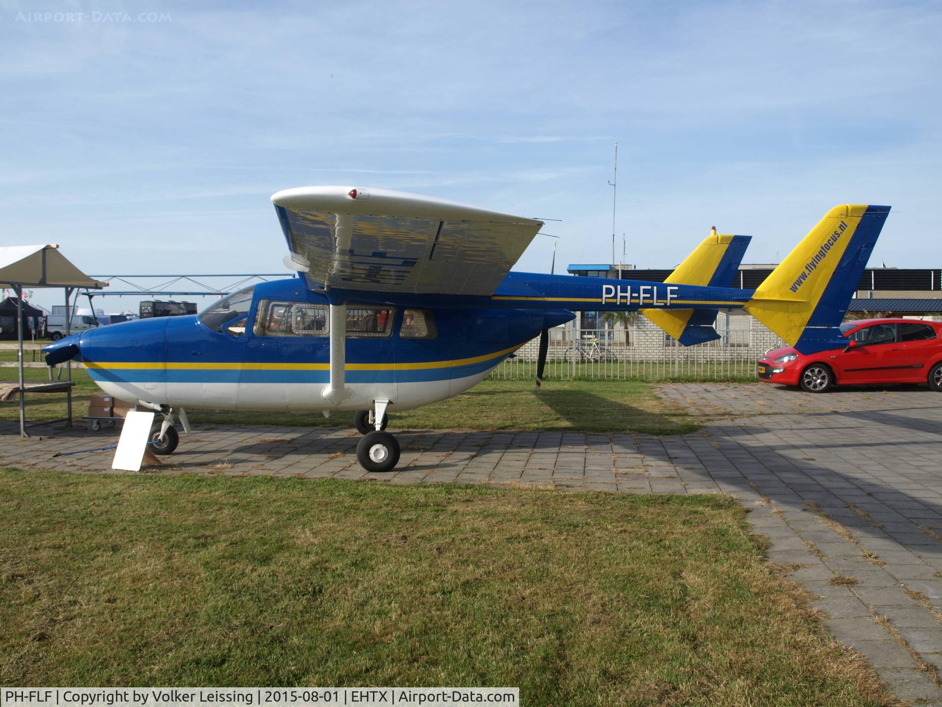 PH-FLF, 1967 Cessna 337B Super Skymaster C/N 337-0669, parking on airshow