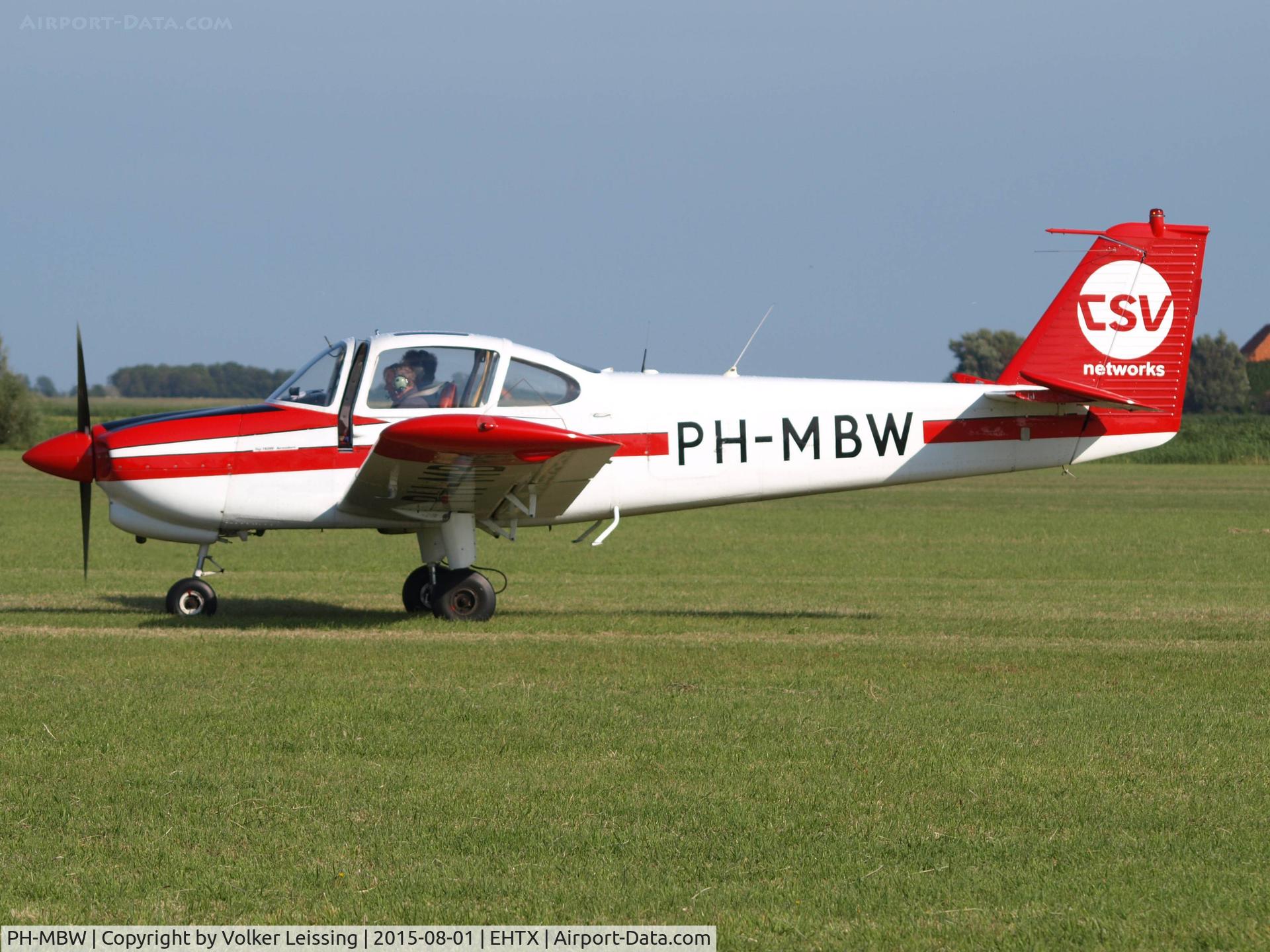PH-MBW, 1977 Fuji FA-200-160 Aero Subaru C/N 286, taxi to rwy after airshow