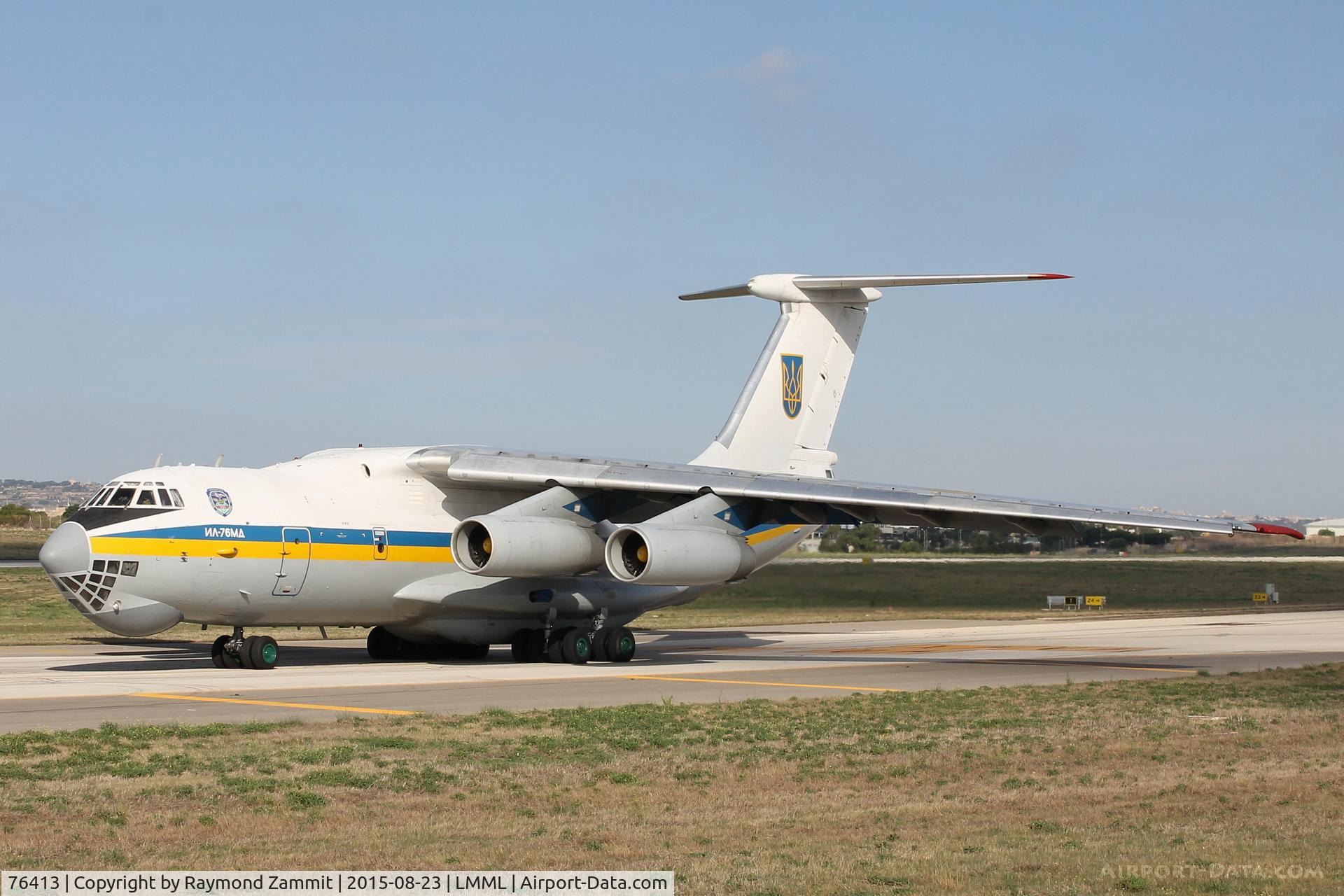 76413, 1991 Ilyushin IL-76MD C/N 1013407215, Ilyushin IL-76MD 76413 Ukranian Air Force