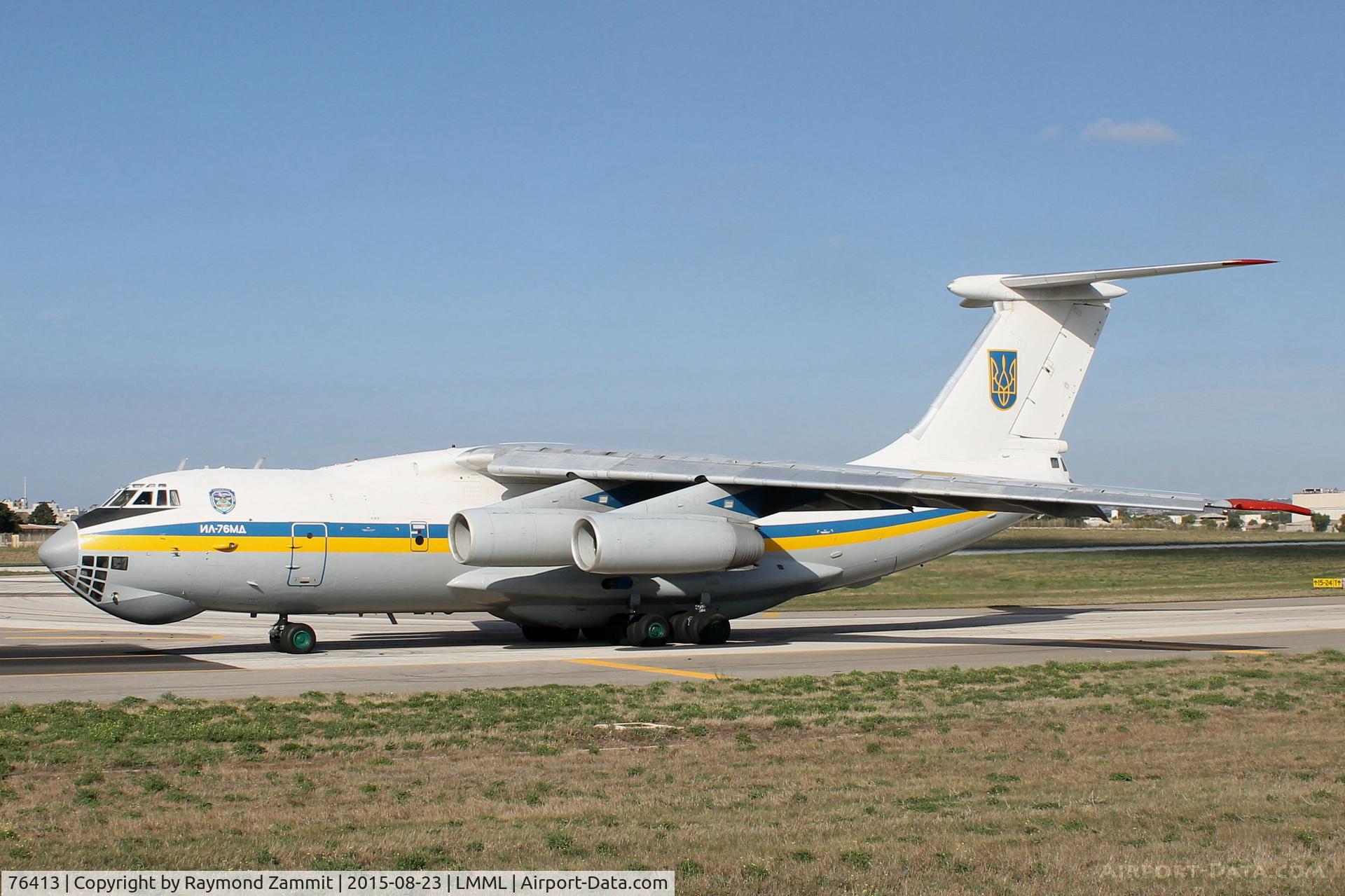 76413, 1991 Ilyushin IL-76MD C/N 1013407215, Ilyushin IL-76MD 76413 Ukranian Air Force