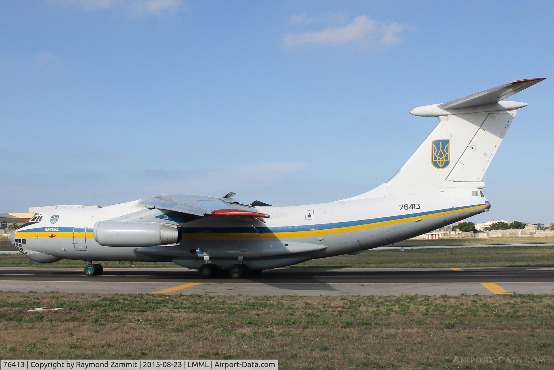 76413, 1991 Ilyushin IL-76MD C/N 1013407215, Ilyushin IL-76MD 76413 Ukranian Air Force