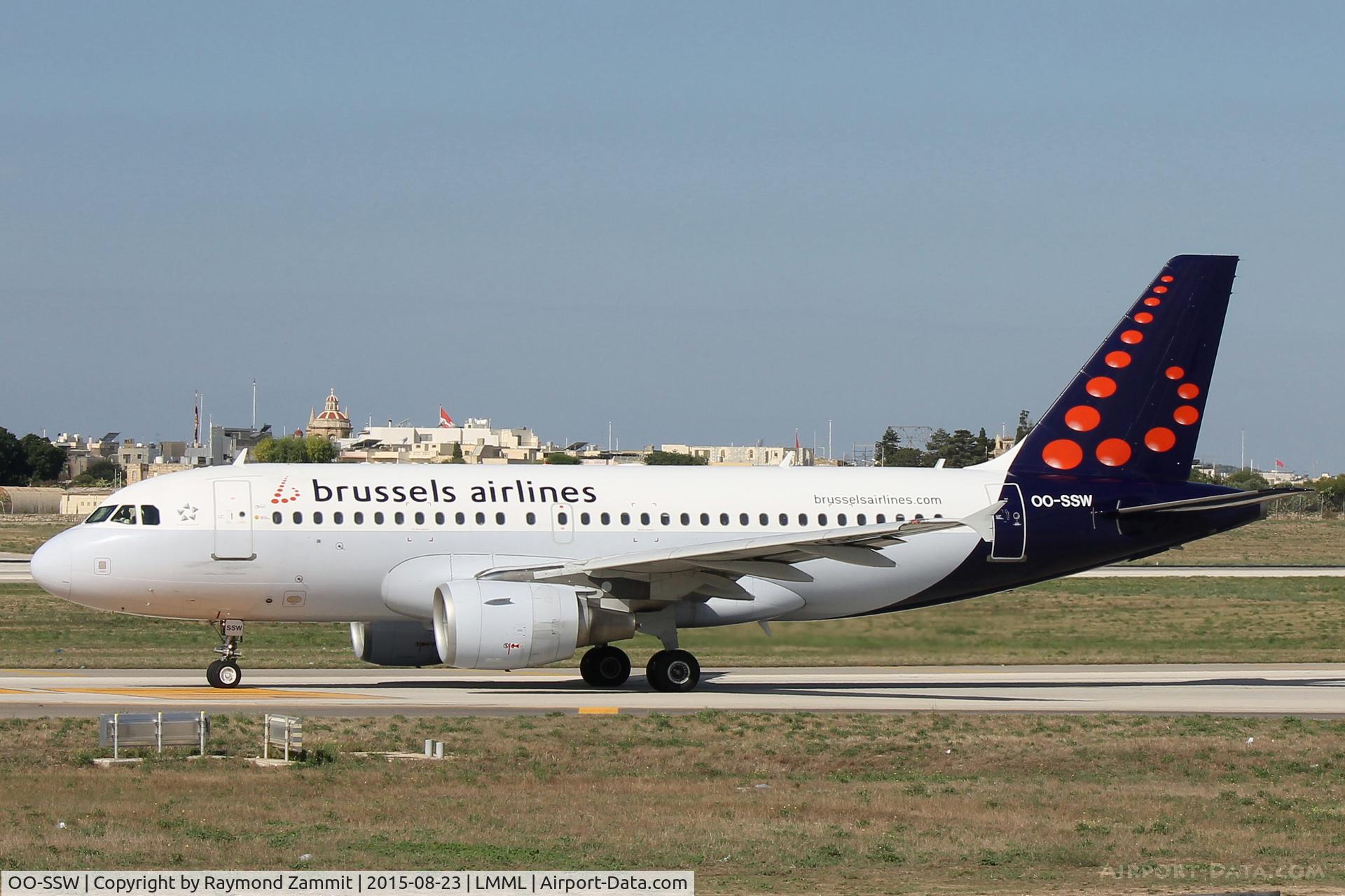 OO-SSW, 2007 Airbus A319-111 C/N 3255, A319 OO-SSW Brussels Airlines