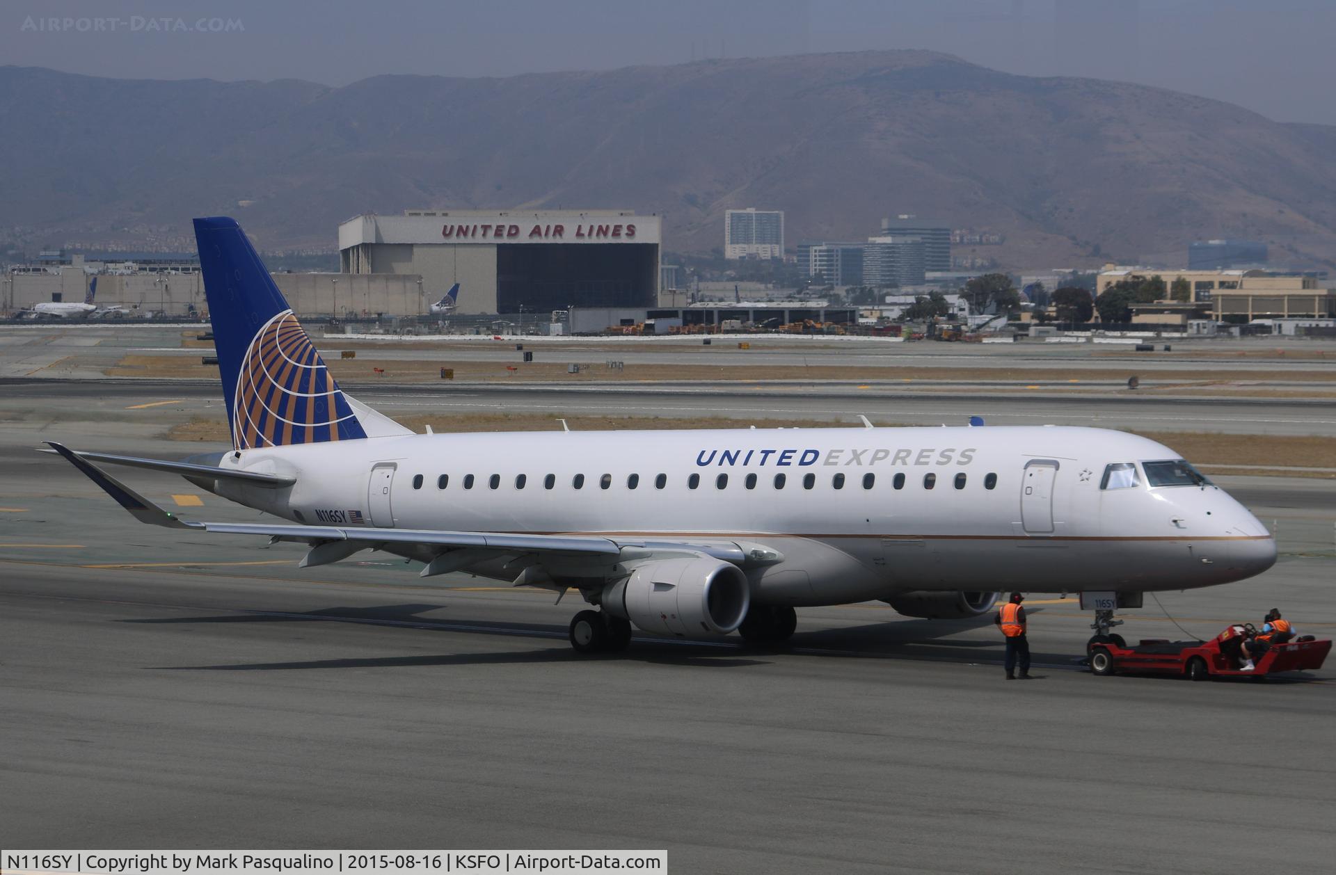 N116SY, 2014 Embraer 175LR (ERJ-170-200LR) C/N 17000411, ERJ 170-200 LR