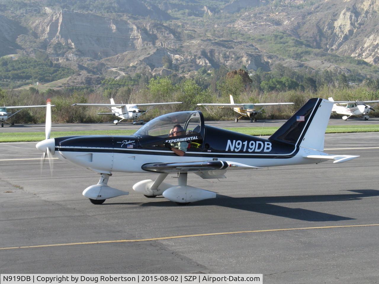 N919DB, 2001 Rans S-16 Shekari C/N 1198005, 2001 Bailie RANS S-16 SHEKARI, Lycoming O-320 160 Hp, tri-blade prop, taxi back