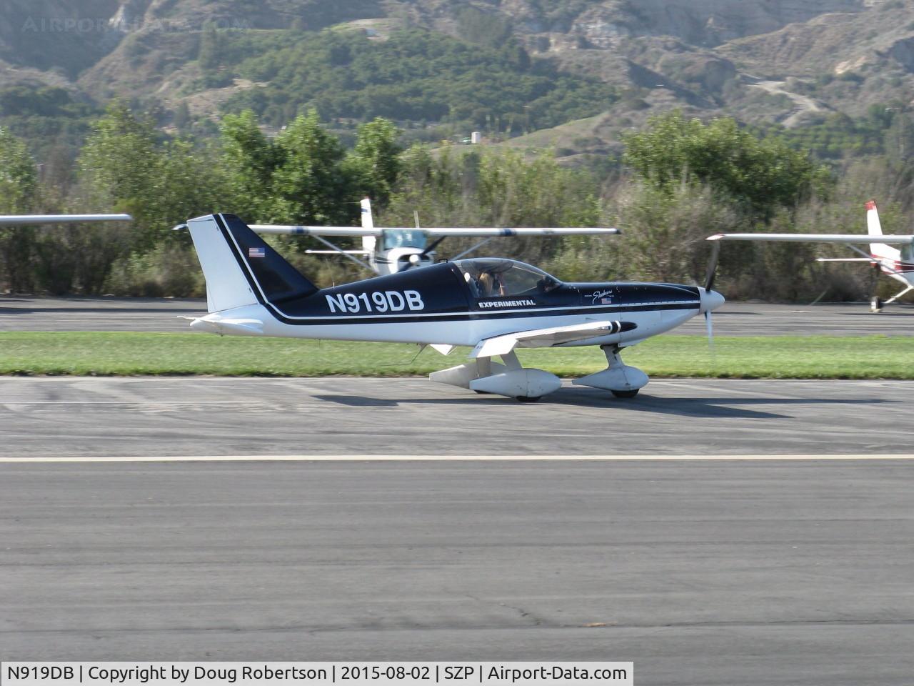 N919DB, 2001 Rans S-16 Shekari C/N 1198005, 2001 Bailie RANS S-16 SHEKARI, Lycoming O-320 160 Hp, landing roll Rwy 22, Experimental class sleek design by Randy Schlitter, tri-gear version, half-span 5 position flaps, two-seats. A Rara Avis! not many made.